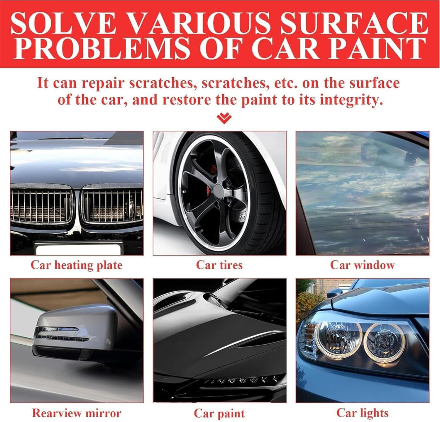 Scratch Pens for Cars - 7.4Ml Touchup Weatherproof Pen for All Car Models | Automotive, Lasting, Quick Drying Repair Accessories for Deep Scratches image number 6