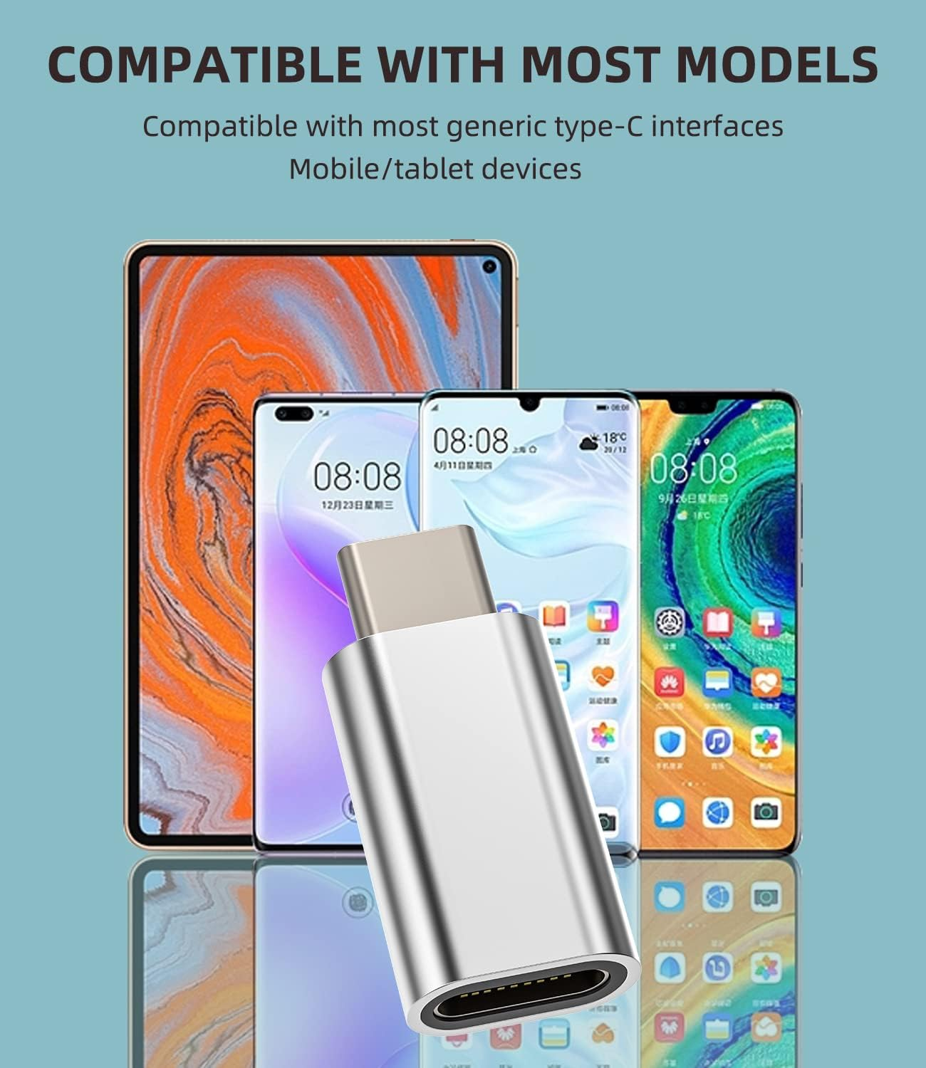 USB C to Lightning Adapter Female to Male (3 Pack) for Iphone 16 15 Pro Max for Apple Charging Cable Type C Adaptor Compatible for Samsung Connector for Ipad Data Transfer Charger Plug Lighting Port