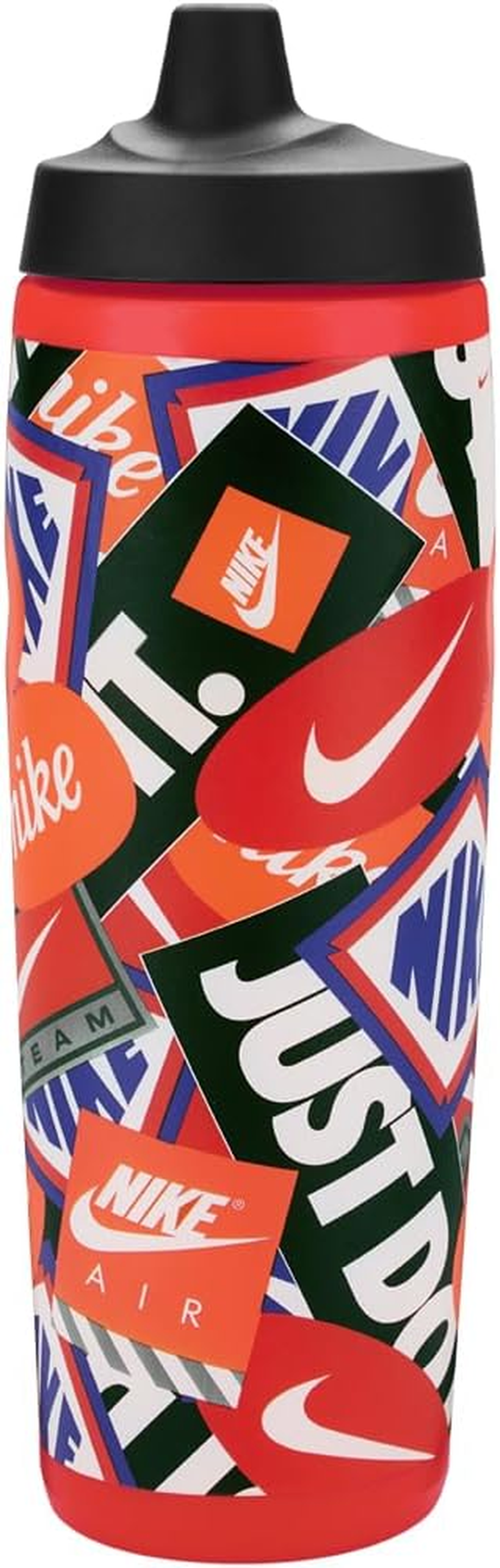 Nike Refuel Bottle 24Oz Graphic Light Crimson/Black/Safety OG HY6030-625