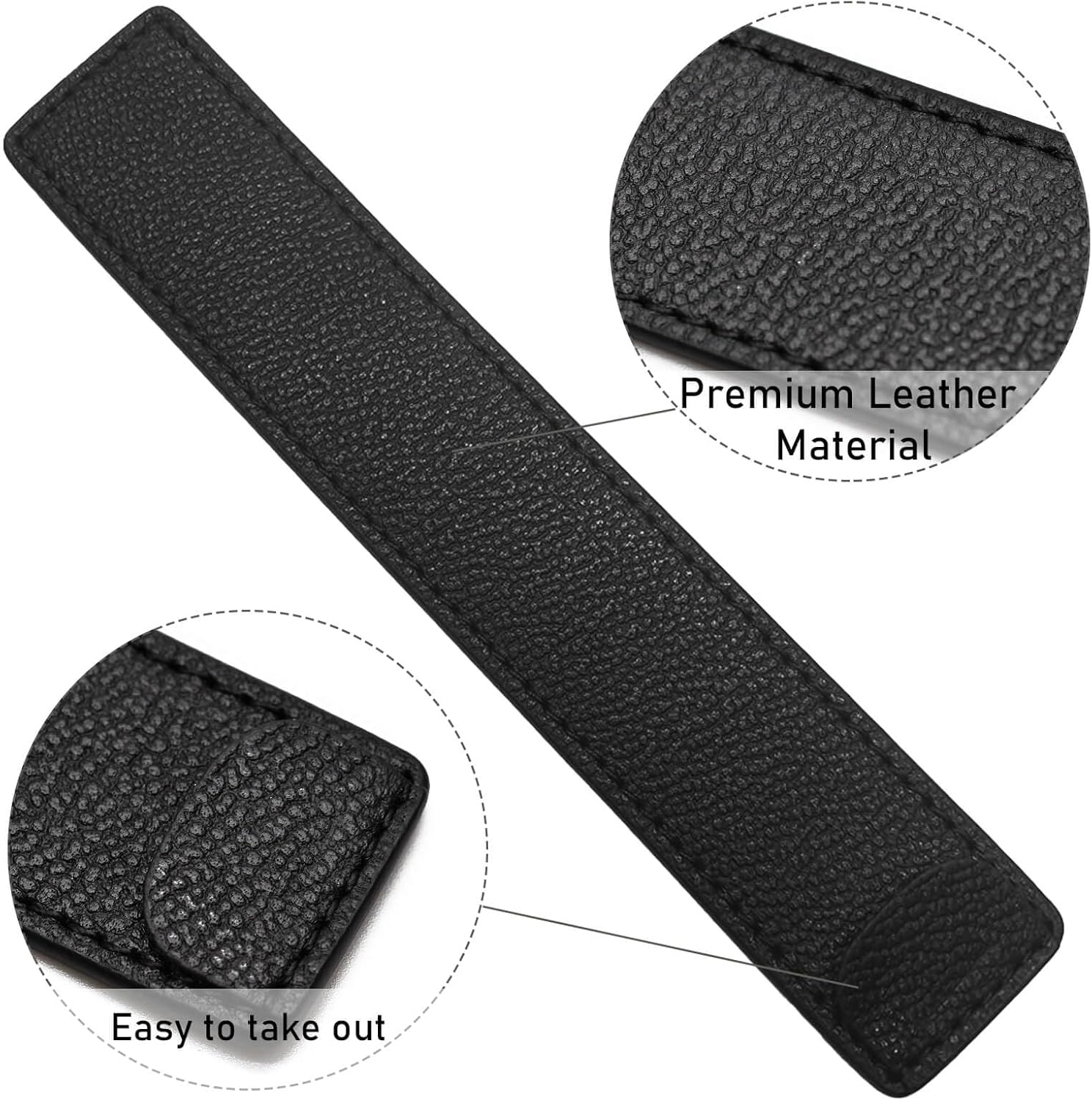 QIUTIMIY Leather Wallet WOC Base Shaper Chain Protector Film, Leather Anti-Wear Padding Inner Padding Matching Inner Padding (Black, Leather Base Shaper) - Black Felt image number 7