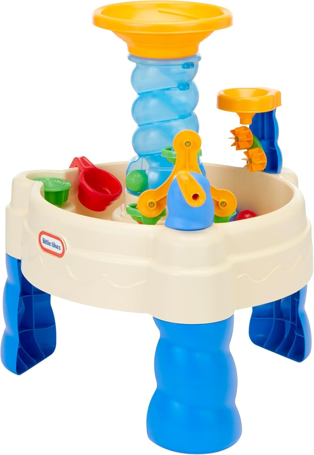 Little Tikes Spiralin&rsquo; Seas Waterpark - Kids' Outdoor Water Table with Ferris Wheel, Spiral Drop & Character Balls - Encourages Motor Skill Development & Creative Play - for Ages 2 Years and Up image number 6