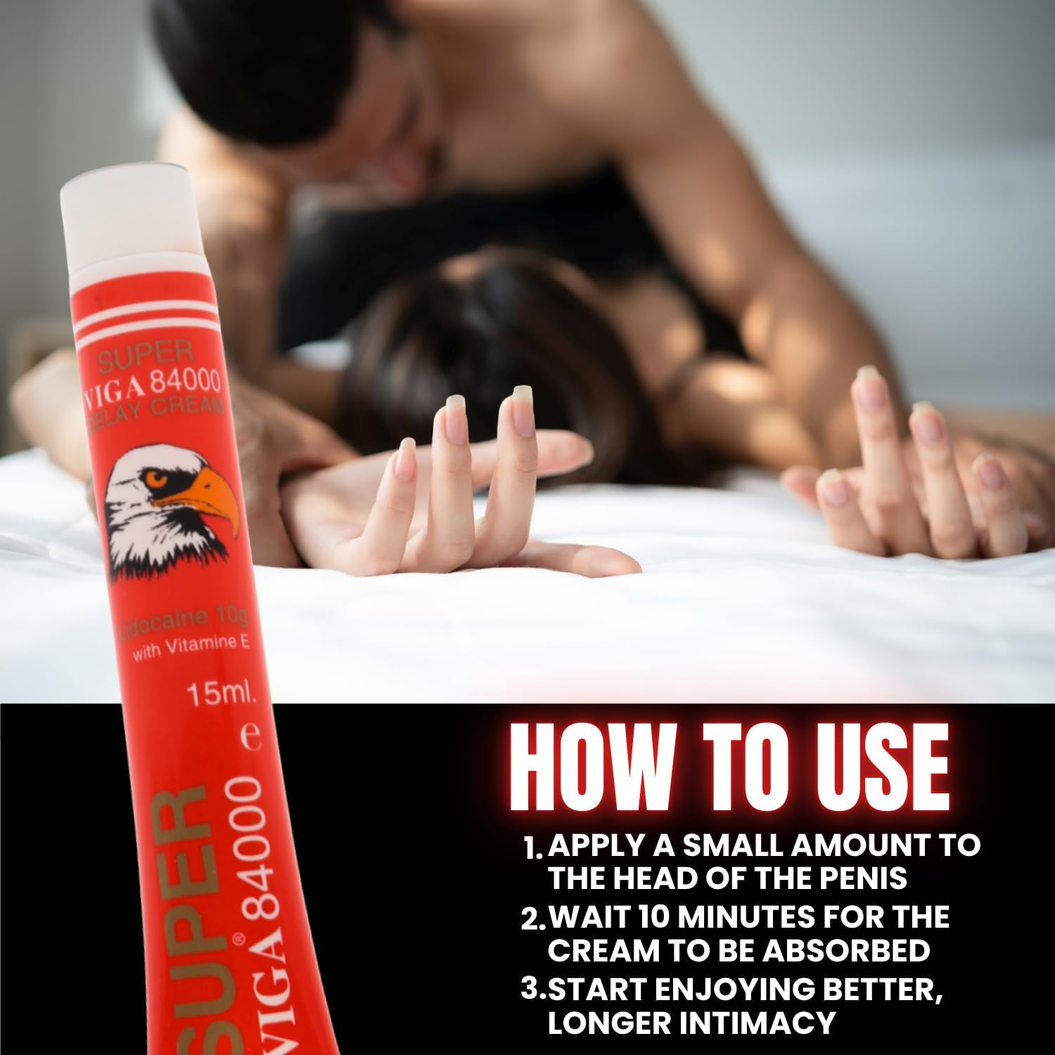 84000 Delay Cream for Men | Last Longer in Bed | 15Ml | Desensitizing Gel for Premature Ejaculation PE | Helps Prolong and Control Climax image number 1