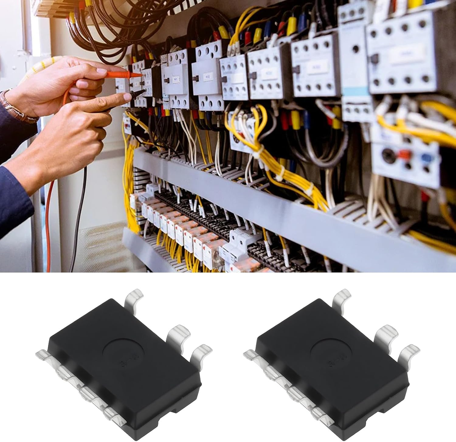 Emsea 3Pcs TOP234GN IC Chip SMD-7 for PWM Regler Power Management Off-Line Switcher, Pin Spacing 2.54Mm image number 2