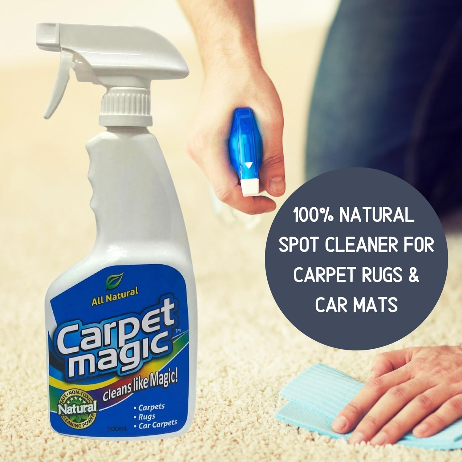 Carpet Magic-Spot Cleaner & Stain Remover for Carpet & Rugs 500Ml