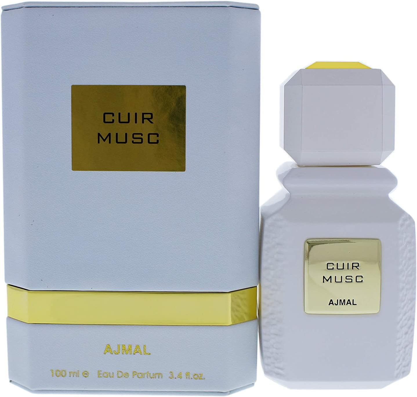 Ajmal Cuir Musc by Ajmal for Unisex - 3.4 Oz EDP Spray, 100.55 Millilitre