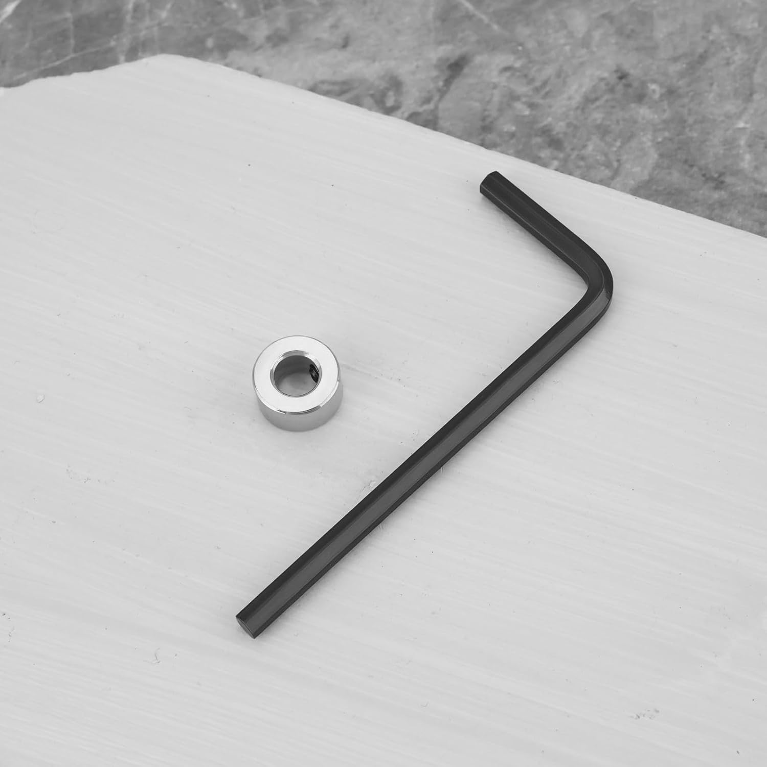 Create Idea 10Pcs 8Mm Shaft Lock Collars T5 Lead Screw Lock Rings 3D Printer Stainless Steel Screw Fixing Ring with Hexagonal Wrench Silver image number 4