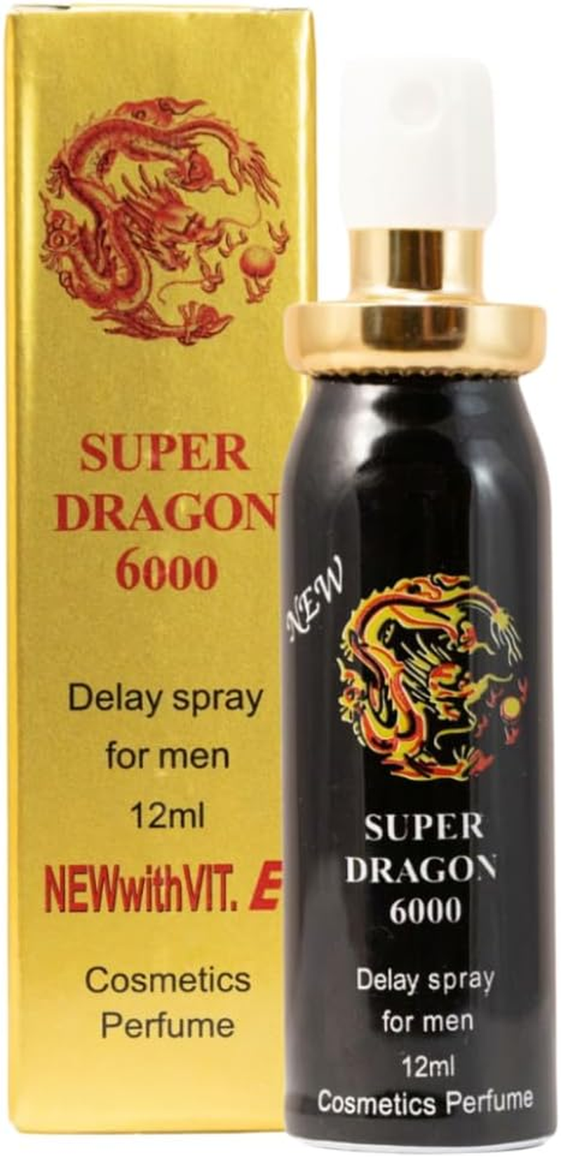 6000 Desensitizing Delay Spray for Men | Last Longer in Bed | 120 Sprays | for Premature Ejaculation PE | 12Ml | Helps Prolong and Control Climax