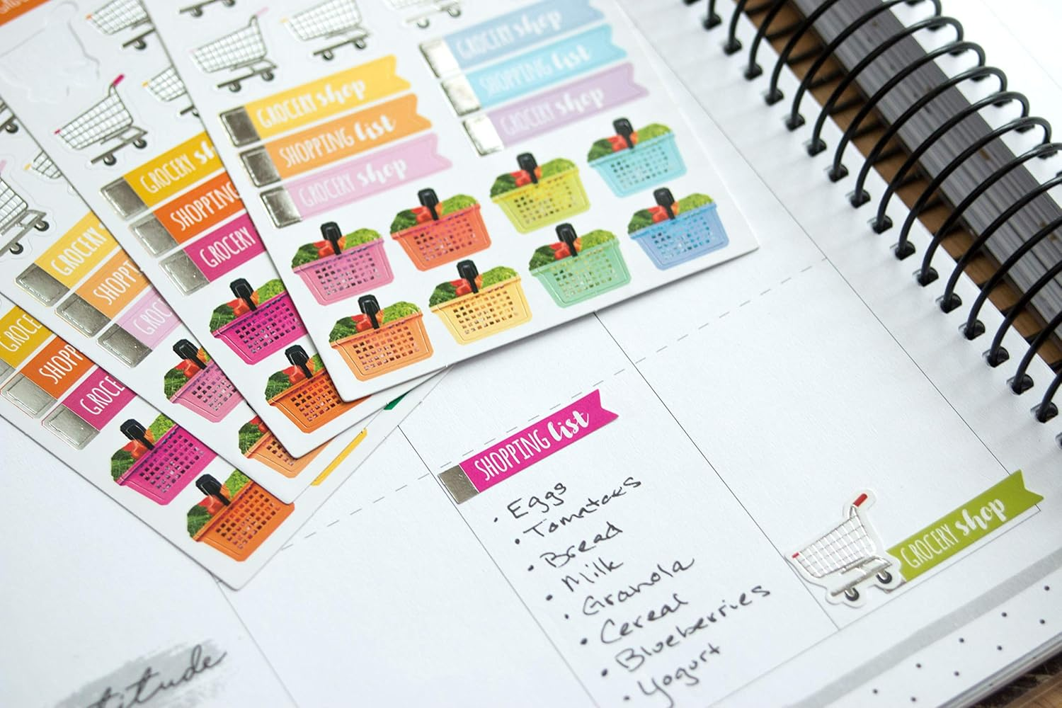 Paper House Productions SET-0008 Functional Icons Planner Bundle-Includes 28 Sheets 7 Themes over 1200 Stickers image number 4