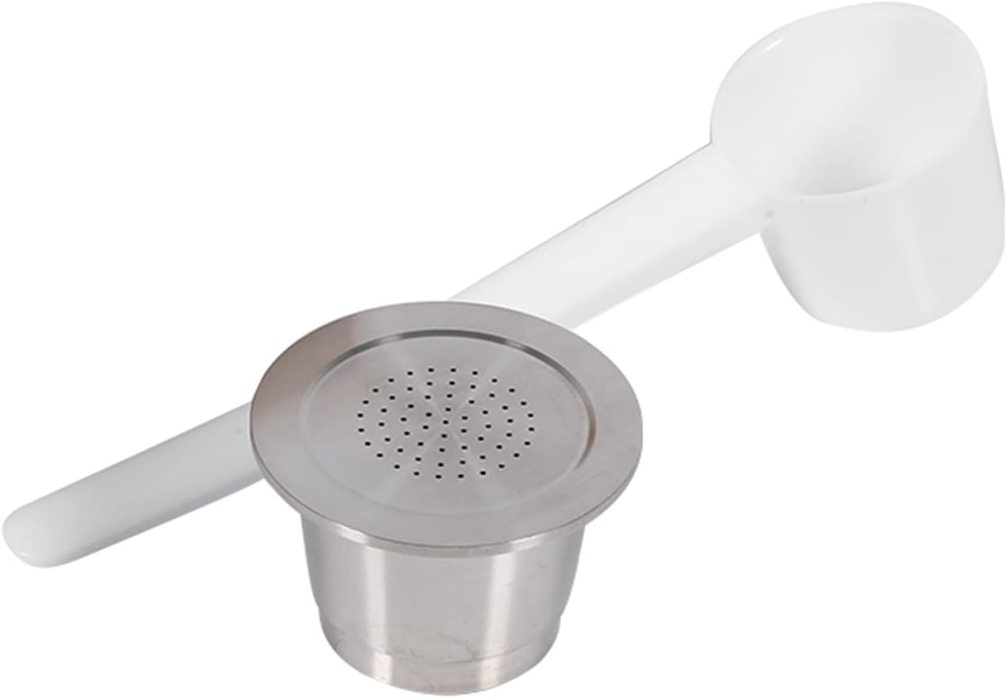 Refillable Coffee Capsule for Stainless Steel Reusable Capsule Coffee Pods with Spoon Reusable Capsules Suitable for Coffee Machines image number 1