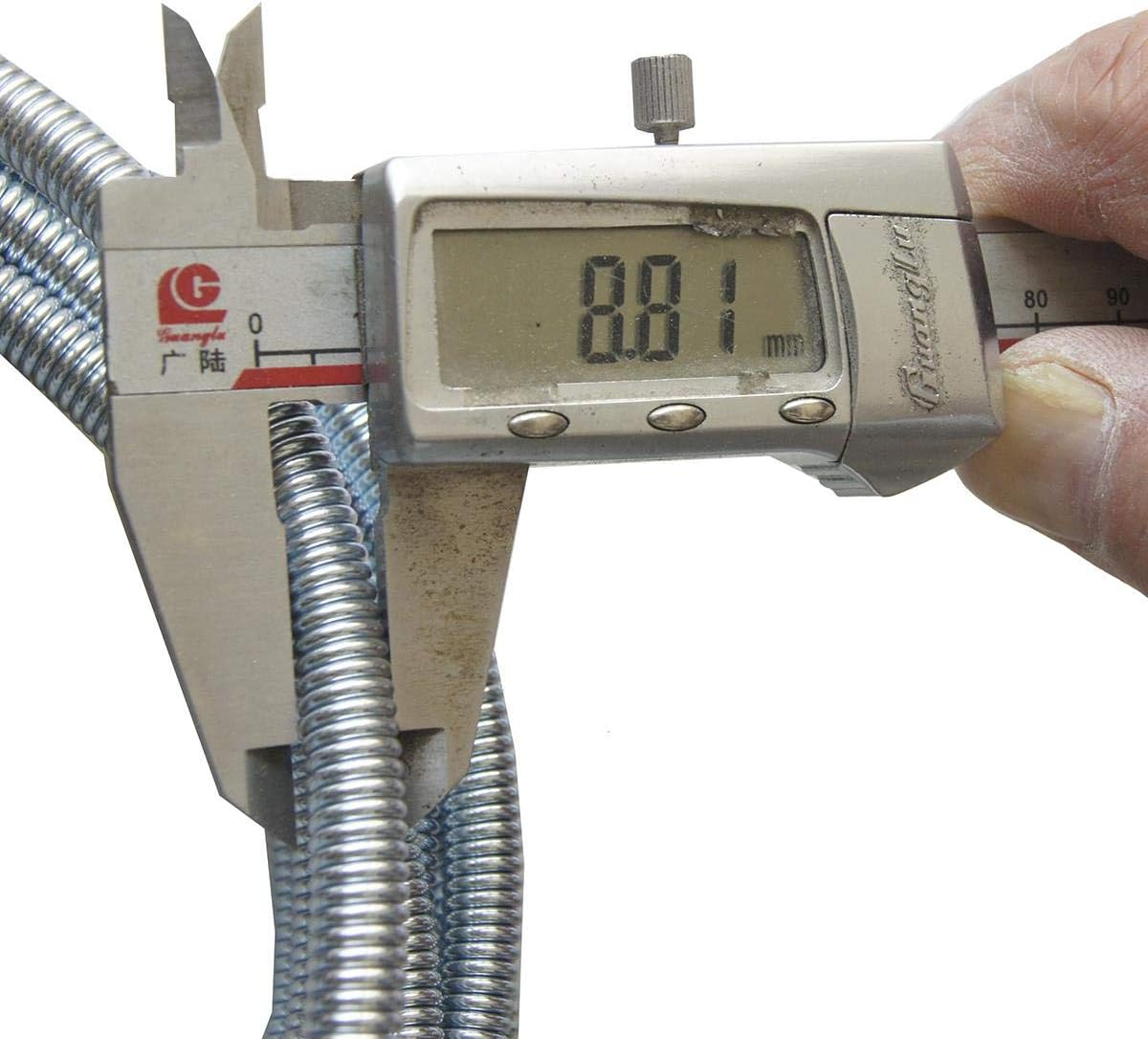 Katsu Pipe Cleaning Shaft, 10 M X 9 Mm, Pipe Cleaning Spiral, Drain Spiral for Cleaning Kitchen Sinks and Pipes, 318710