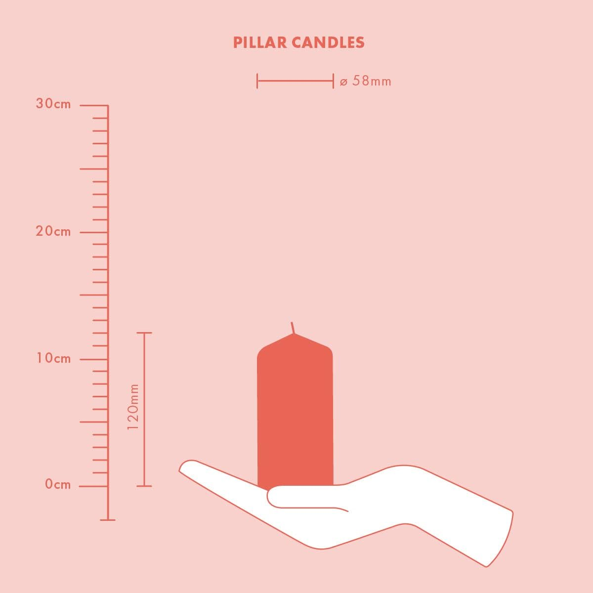 Bolsius - Pillar Candle - Beige - 12 Cm - Burning Time 33 Hours - with Natural Extracts - Natural Plant Wax - without Palm Oil image number 5