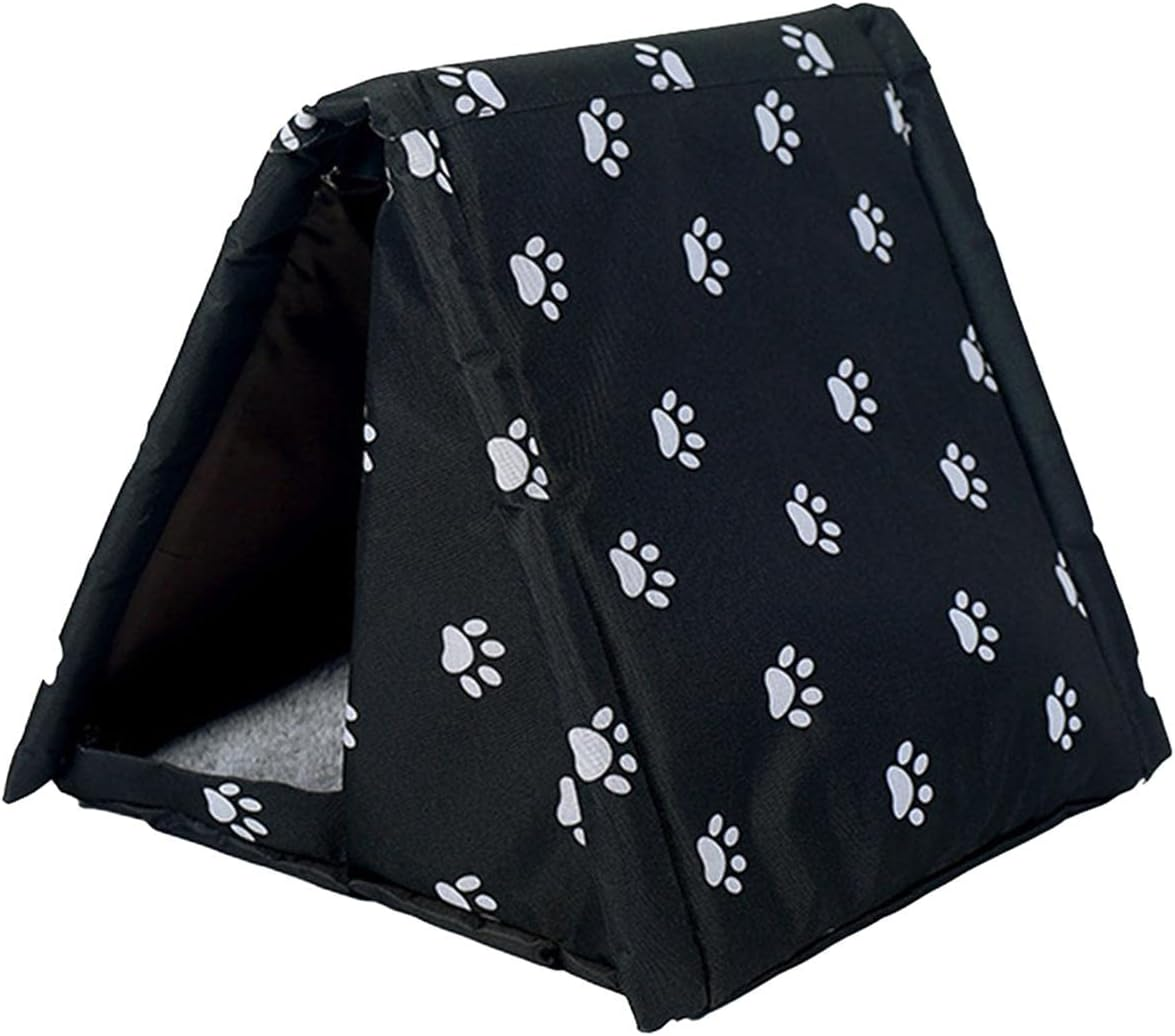 Stray Cats Shelter Waterproof Cat Nest Tent Pet Bed Furniture Puppy Kitten Dog Kennel Outdoor Cat House for Garden Street Pets Supplies, 47Cmx40Cmx38Cm (Size : 40Cmx34Cmx32Cm) image number 6