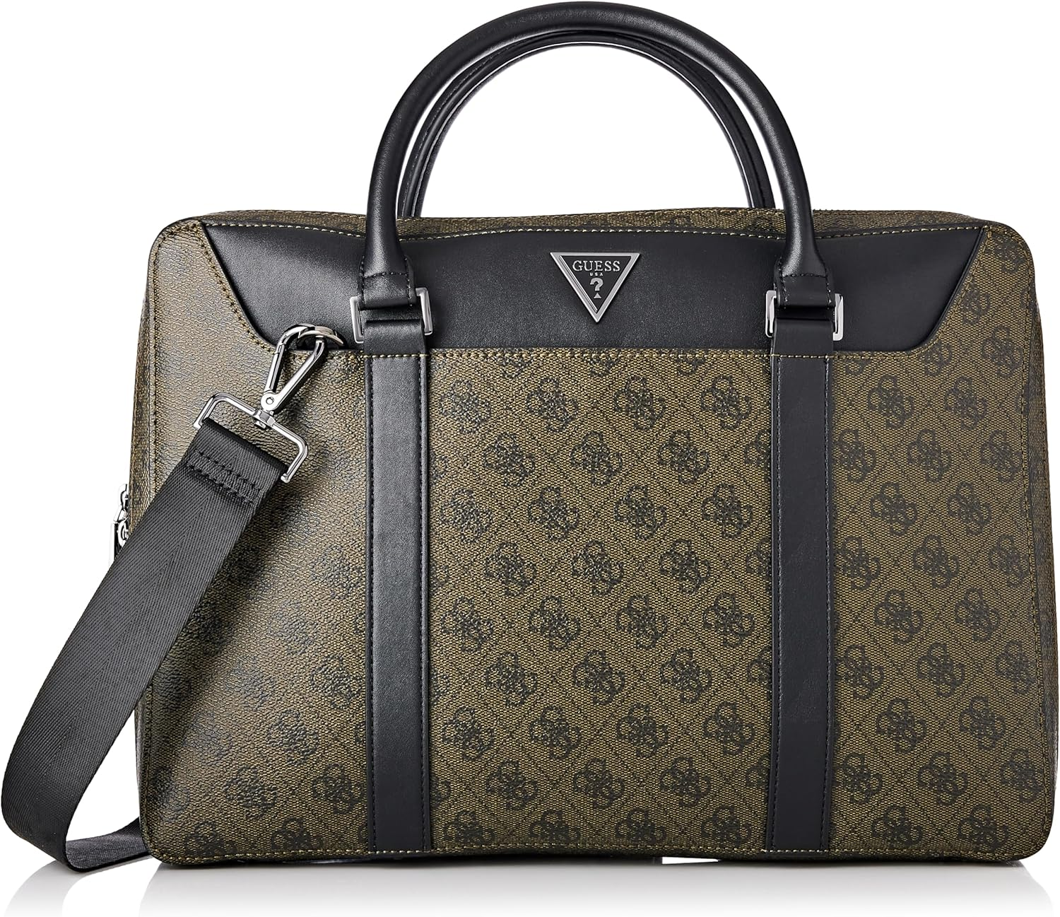 GUESS Men'S Needle SMRT Top Zp Crossbody Files, 4X38X27