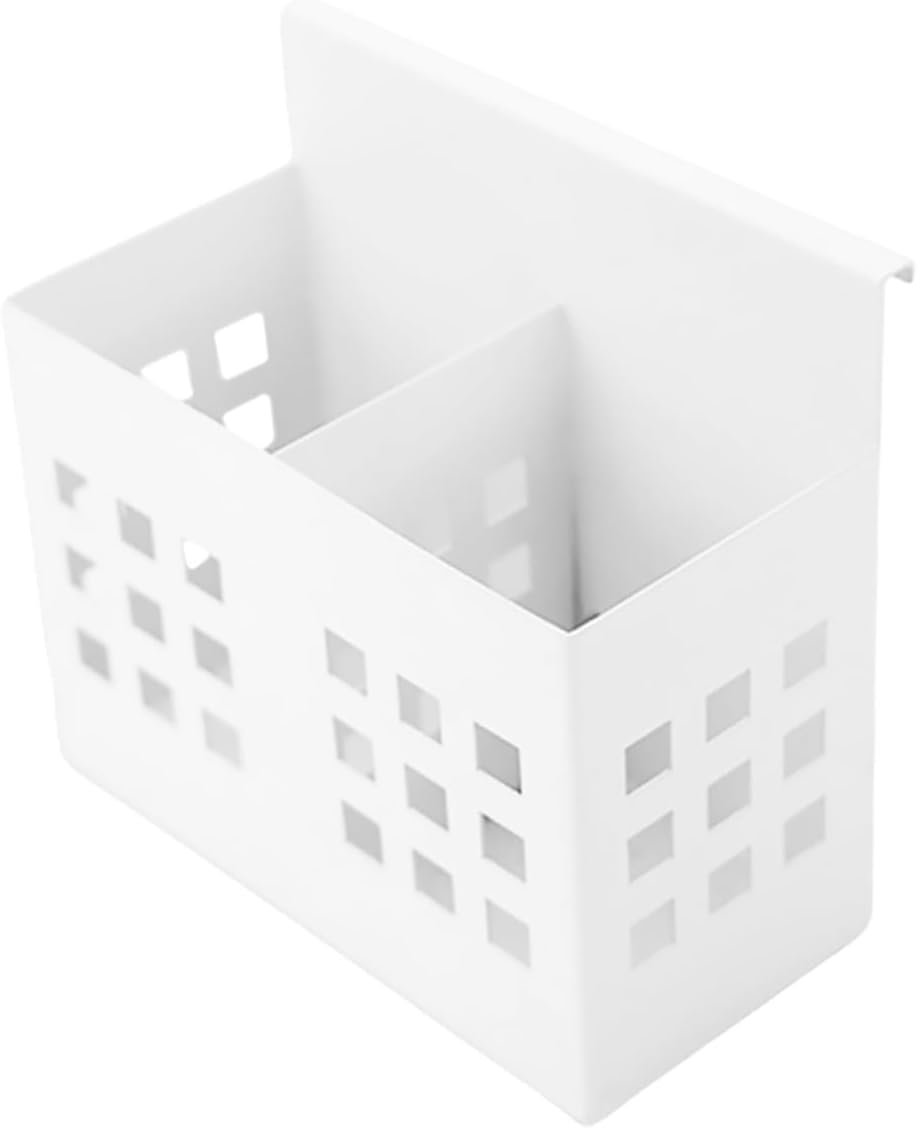 SHINEOFI Office Cubicle Hanging Pencil Holder Metal Pen Holder Screen Partition Desk Organizers Vanity Organizers Storage image number 2