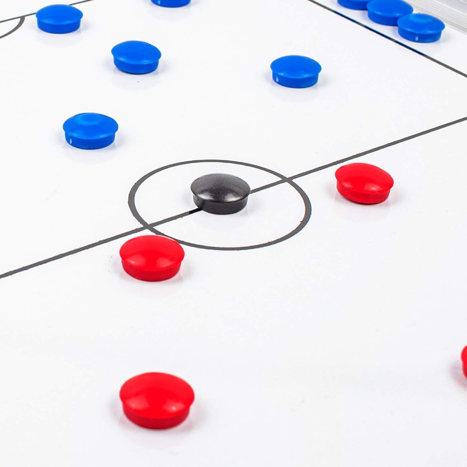 Magnetic Soccer Coach Board, Double-Sided Football Coaches Whiteboard, Portable Soccer Tactics Board Football Dry Erase Clipboard Kit with Magnets, Pen, Eraser image number 2