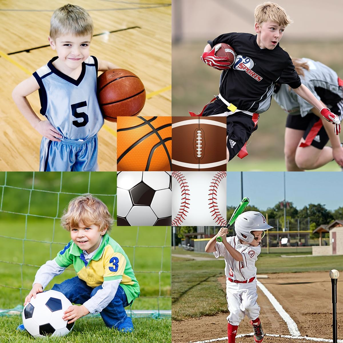 40Pcs Sports Themed Napkins-Sports Party Decorations All Star Basketball Football Baseball Soccer Disposable Paper Napkins for Boys Birthday Party Supplies - Blue - Sub/White/Sub image number 4