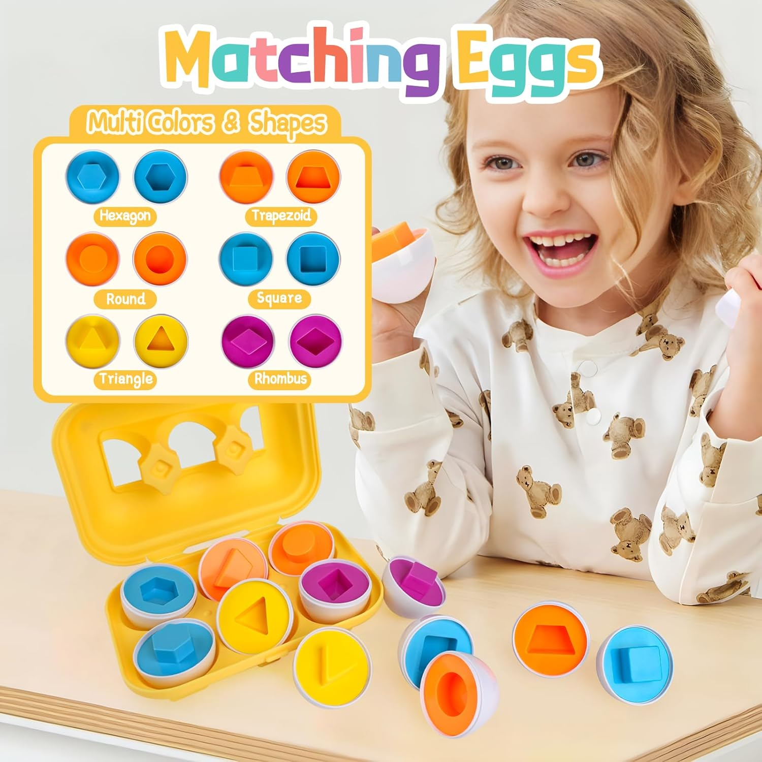 5 in 1 Montessori Toy Set for Toddlers 1 2 3 Year Old Baby Busy Activity Cube Baby Bath Suction Spinner Stacking Water Boat Matching Eggs Toys for Kids Travel Birthday Chirstams Bathtime Gift image number 4