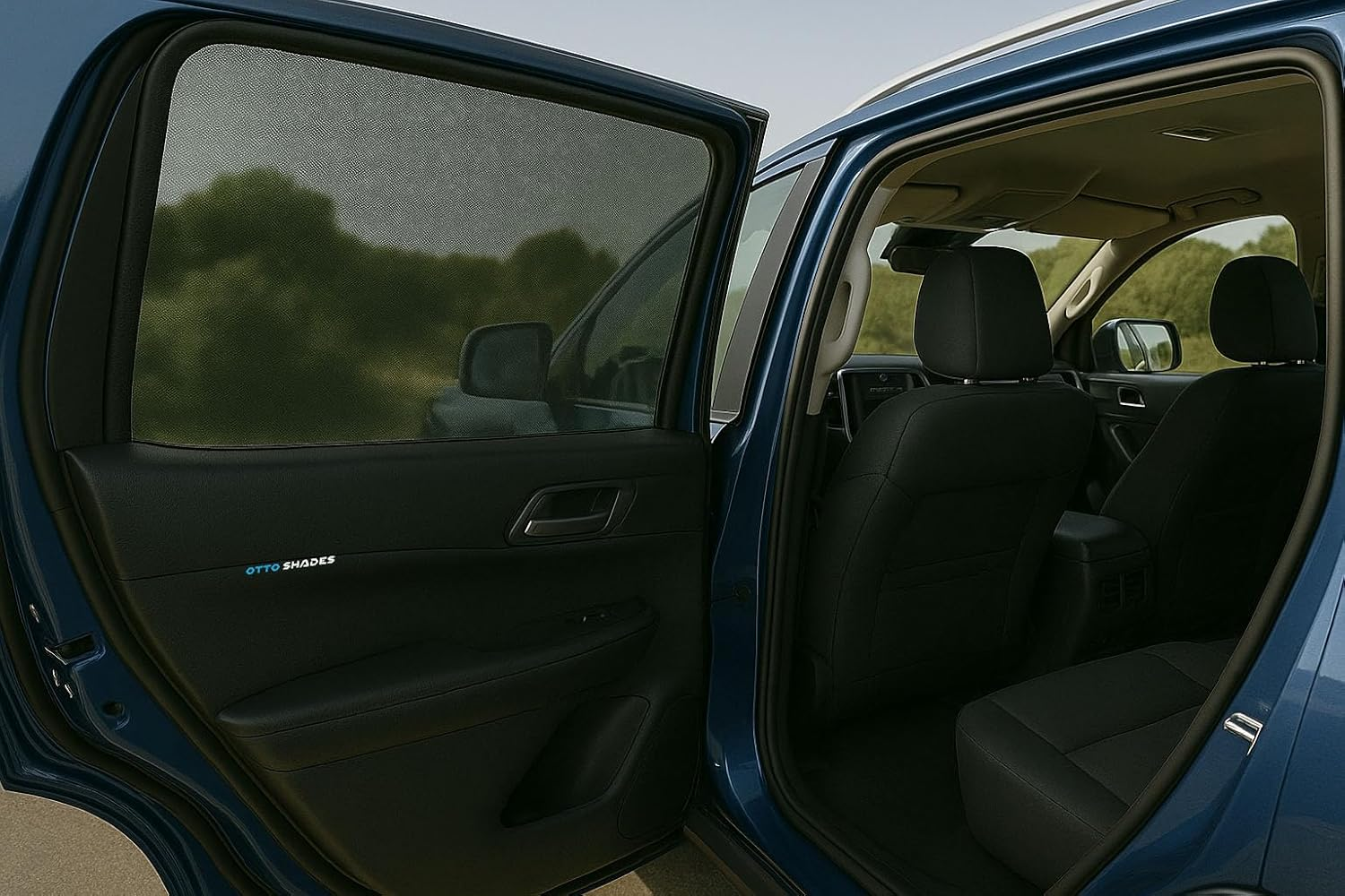 OTTO SHADES Custom Mesh Sunshade for Toyota HILUX SR5 Double CAB 2015-2025, Side, Rear & Port Windows Sun Blind for Baby Protection, Uv/Heat Reduction,Privacy Shield image number 5