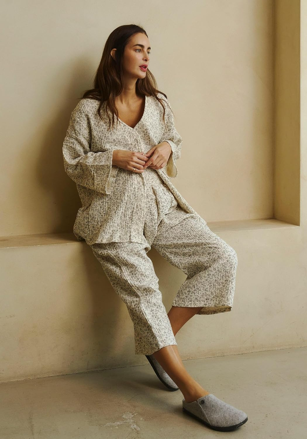 Modal Guaze Nursing Set, Ichika, L/XL image number 2