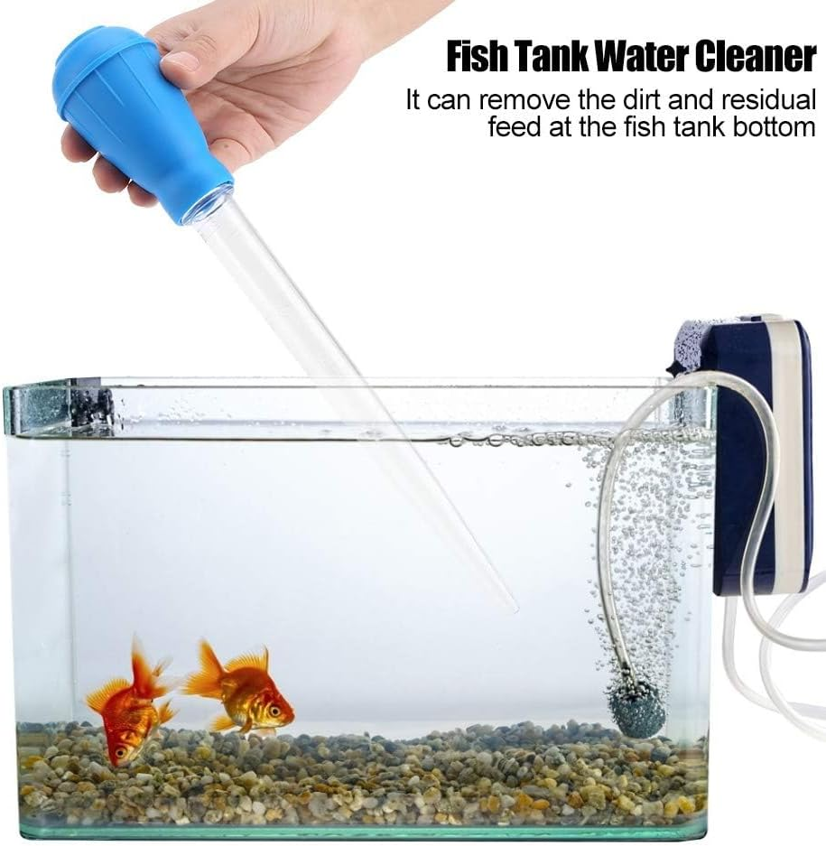 Fish Tank Water Changer Aquarium Dropper Pipette Feeder Water Cleaner Aquarium Gravel Cleaner Waste Remover Changer Aquarium Dropper Pipette
