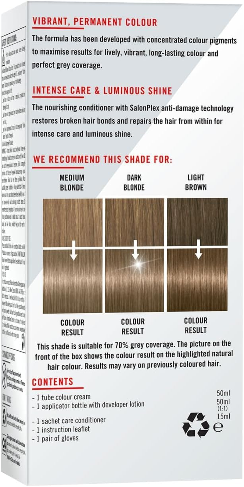 Schwarzkopf LIVE COLOUR Permanent Hair Colour, 7.98 Violet Red, 115 Ml