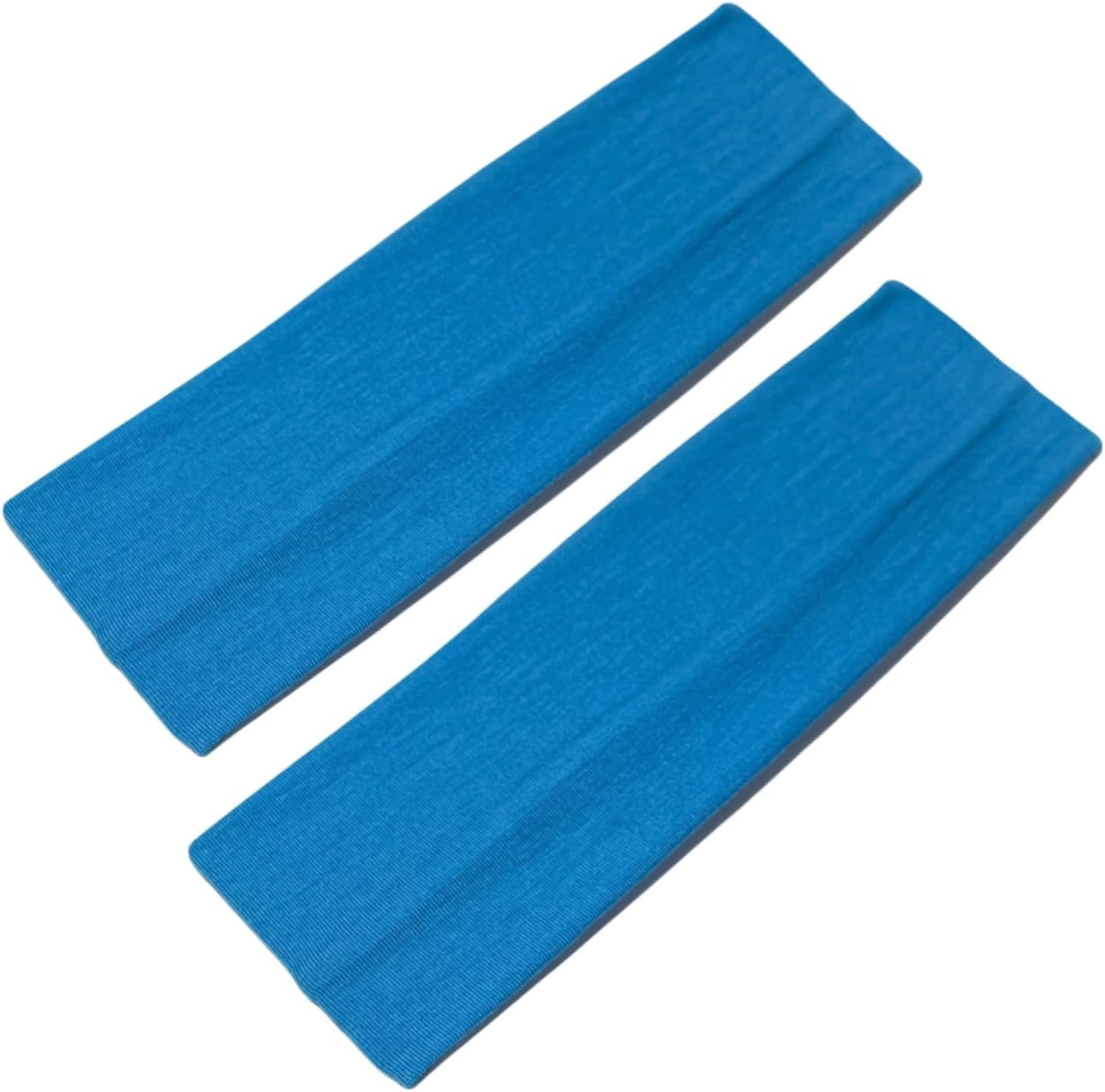 WESTEND CHOICE 7Cm Wide Headbands Plain Stretchy Hairband Unisex Kylie Headband Bandeau Gym Exercise Headbands for Women & Men Soft Yoga Head Band