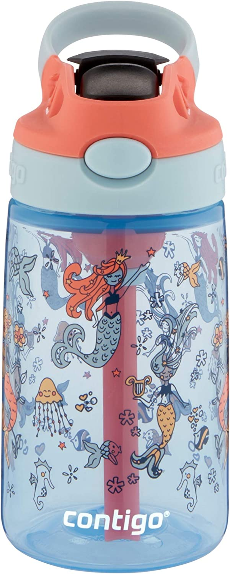 Contigo Kids Autospout Water Bottle, Monsters, 414Ml Capacity | Easy-Clean Lid Designed | Pop-Up Straw with Spill-Proof Valve Prevents Spills Even When Spout Is Open | Perfect for Children Aged 3 & Up image number 3