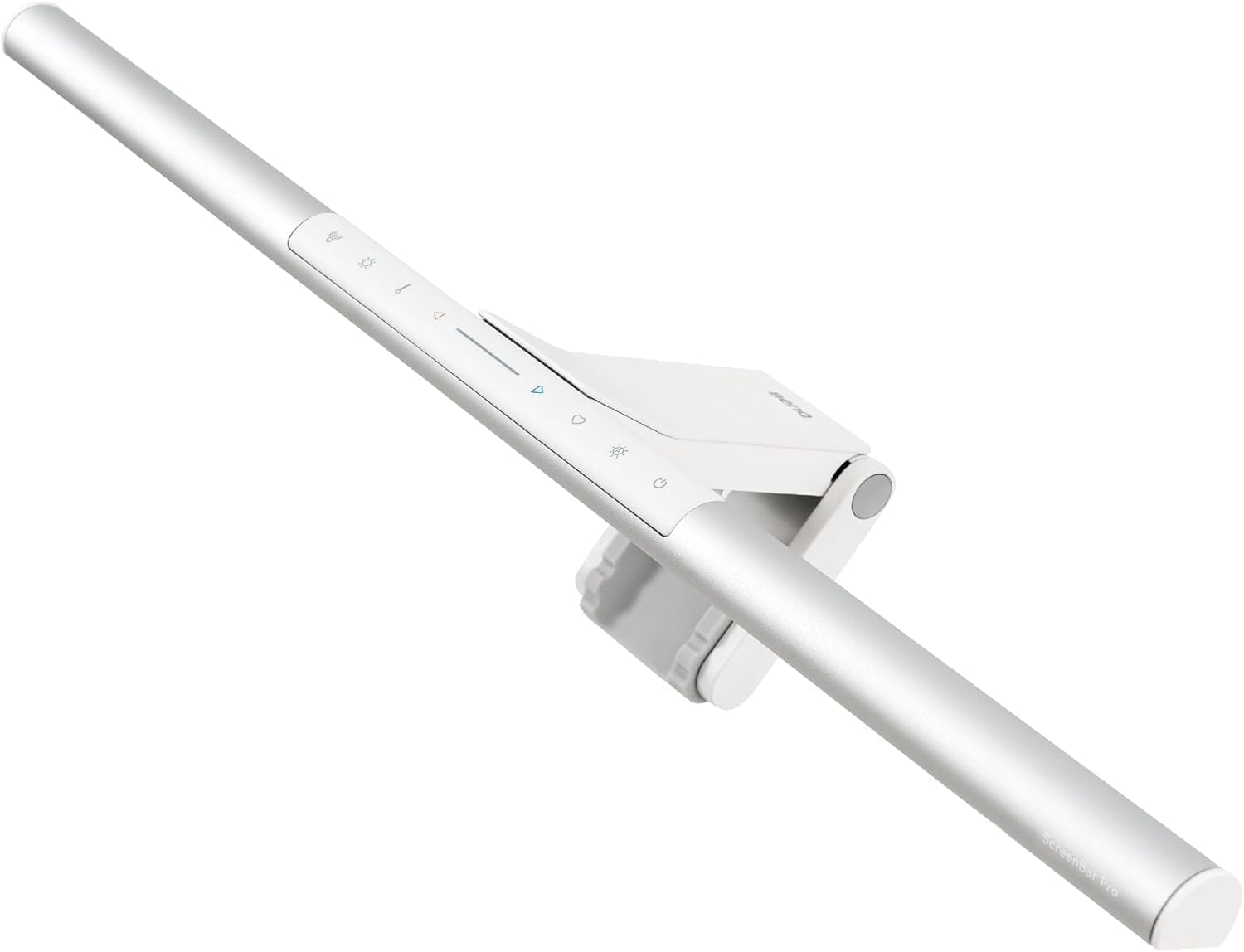 Benq Screenbar Pro LED Monitor Light (Silver)/Ultrawide Illumination/Motion Sensor/Adjustable Brightness and Color Temperature/Eye-Care Light Bar/No Screen Glare/Space Saving/Curved Monitors