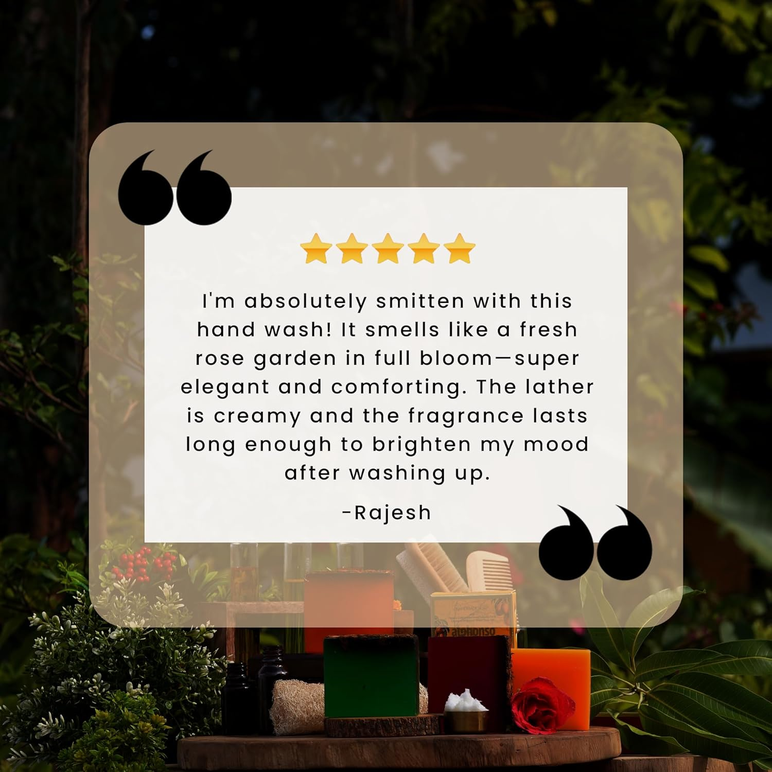 Nyassa Bohemian Rose Foaming Handwash 260Ml Sulphate and Paraben Free image number 6