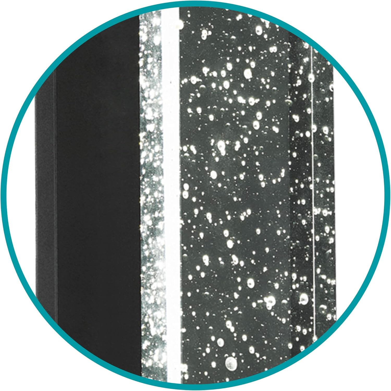 Eglo 98154 VILLAGRAZIA Exterior Wall Light in Black with Air Bubble Glass image number 3