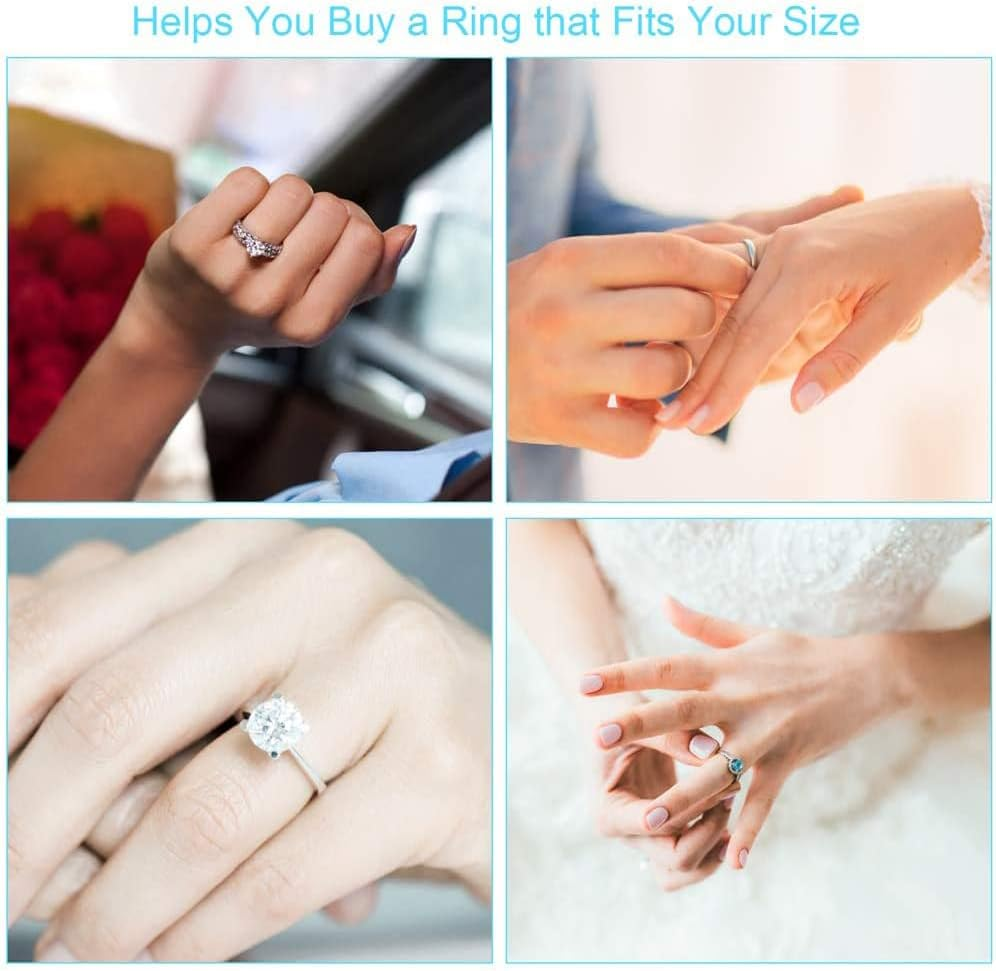 26Pcs A-Z Australian + UK Ring Sizer Stainless Steel Measuring Gauge Size Sizing image number 5