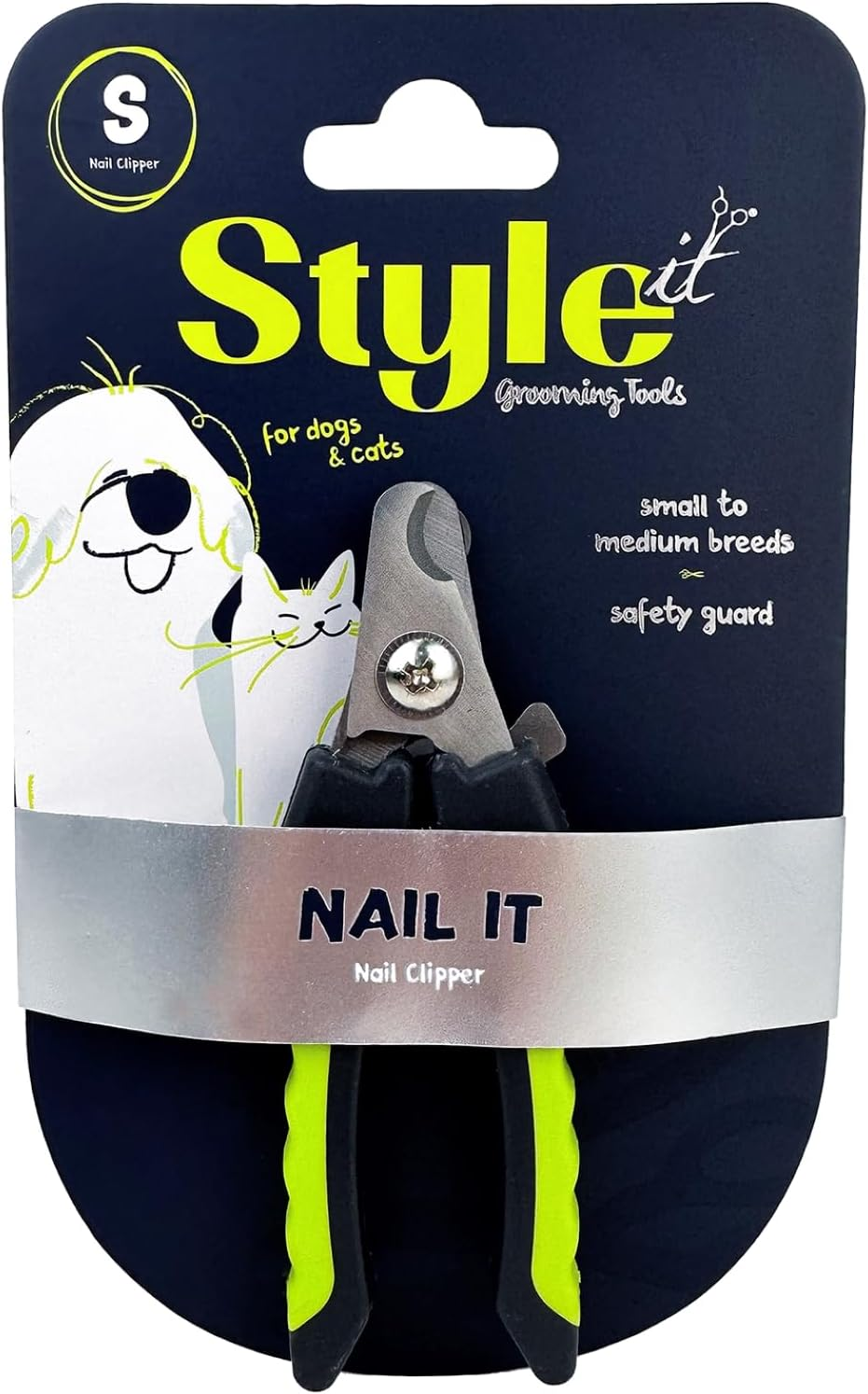 Style It Grooming Nail Clipper for Dogs & Cats - Suitable for Medium and Large Breeds, Secure Safety Latch to Prevent Slipping, Made of Premium Quality Stainless Steel image number 1