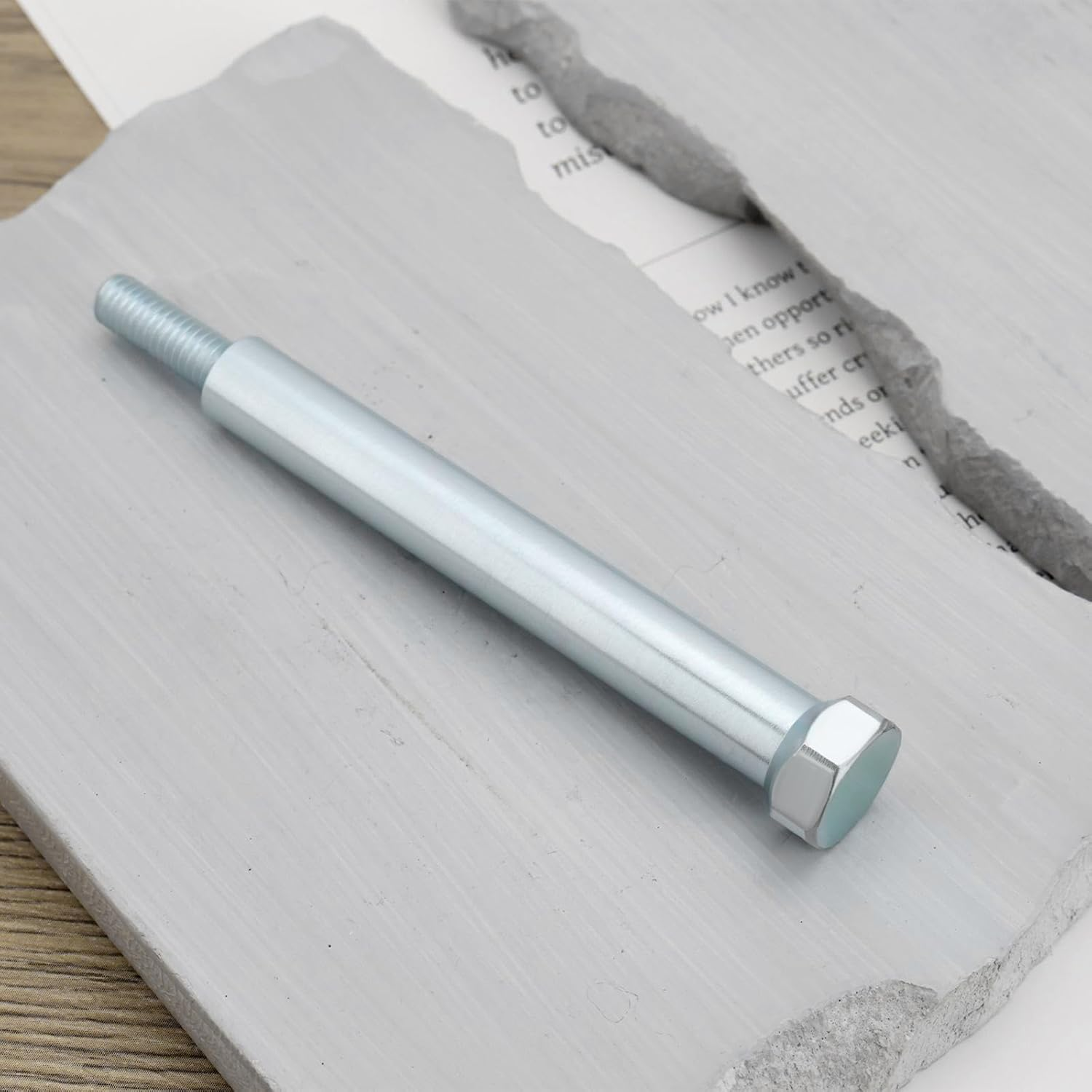 2Pcs Lawn Mower Screws Engine Bolts 796496-2 Compatible with Briggs & Stratton 5.5X16X94Mm Silver image number 5