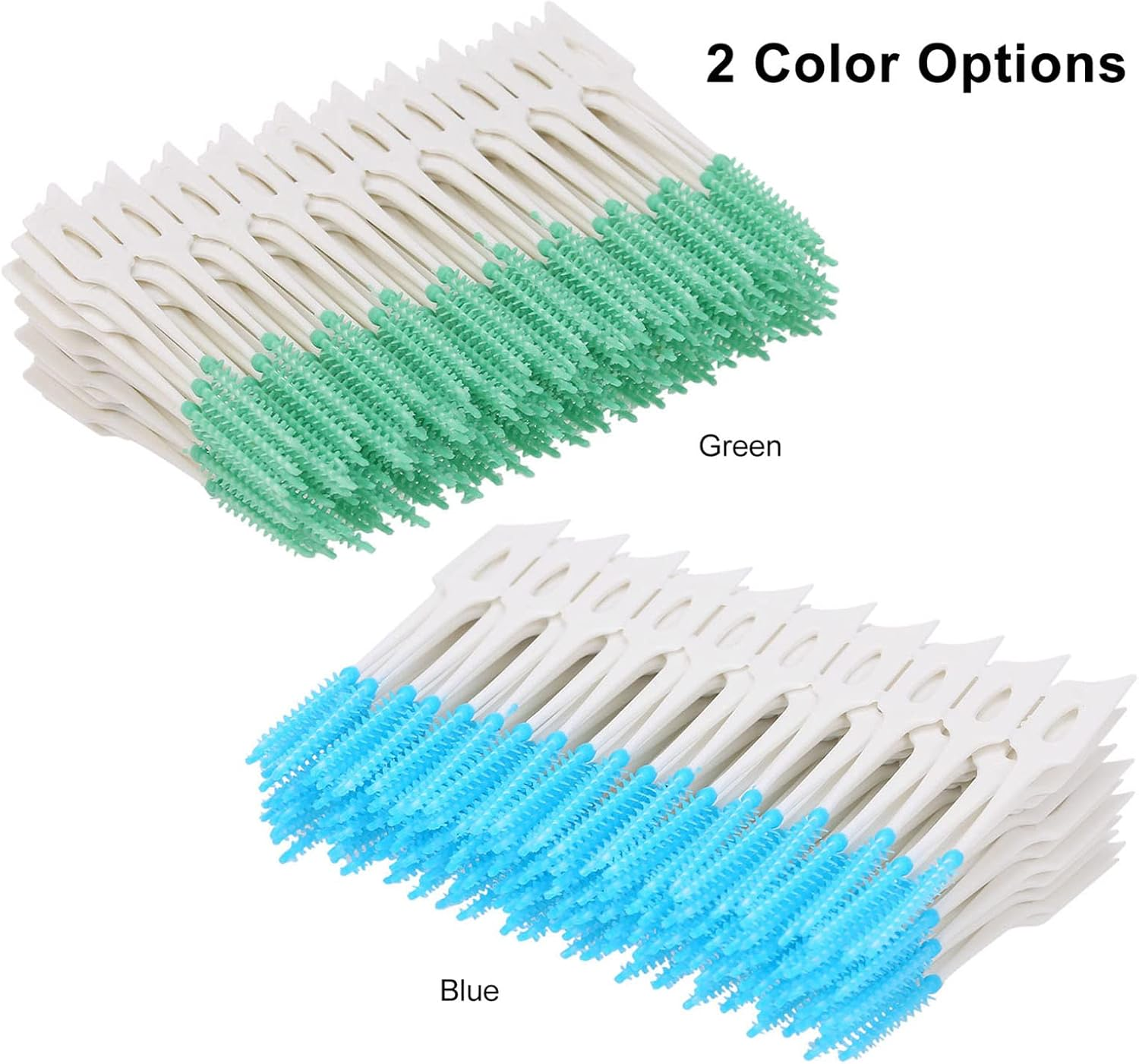 160Pcs Double-Ended Toothpick Soft Silicone Tooth Picks Dental Floss Interdental Brush Teeth Stick Dental Hygiene Tools BBZY image number 6