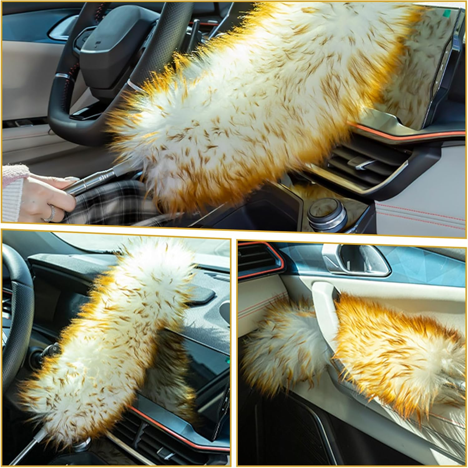 RANJIMA Duster, Telescopic Washable Cobweb Broom with Telescopic Handle, Long Extendable up to 2.4 M for High Ceilings, Ceiling Fan, Ceilings, Cobwebs image number 3