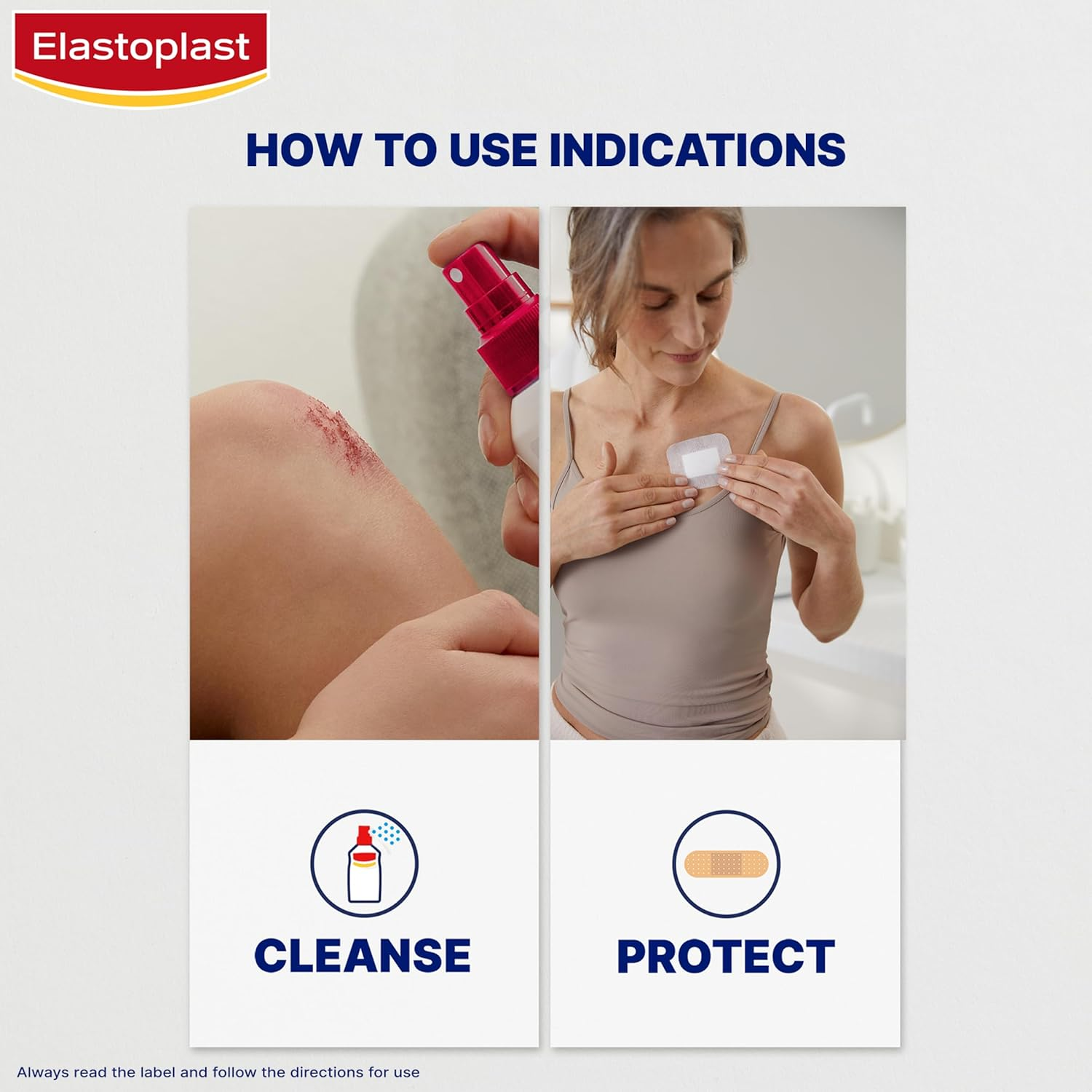 Elastoplast Antibacterial Sensitive XL Wound Dressings 5 Pack image number 2