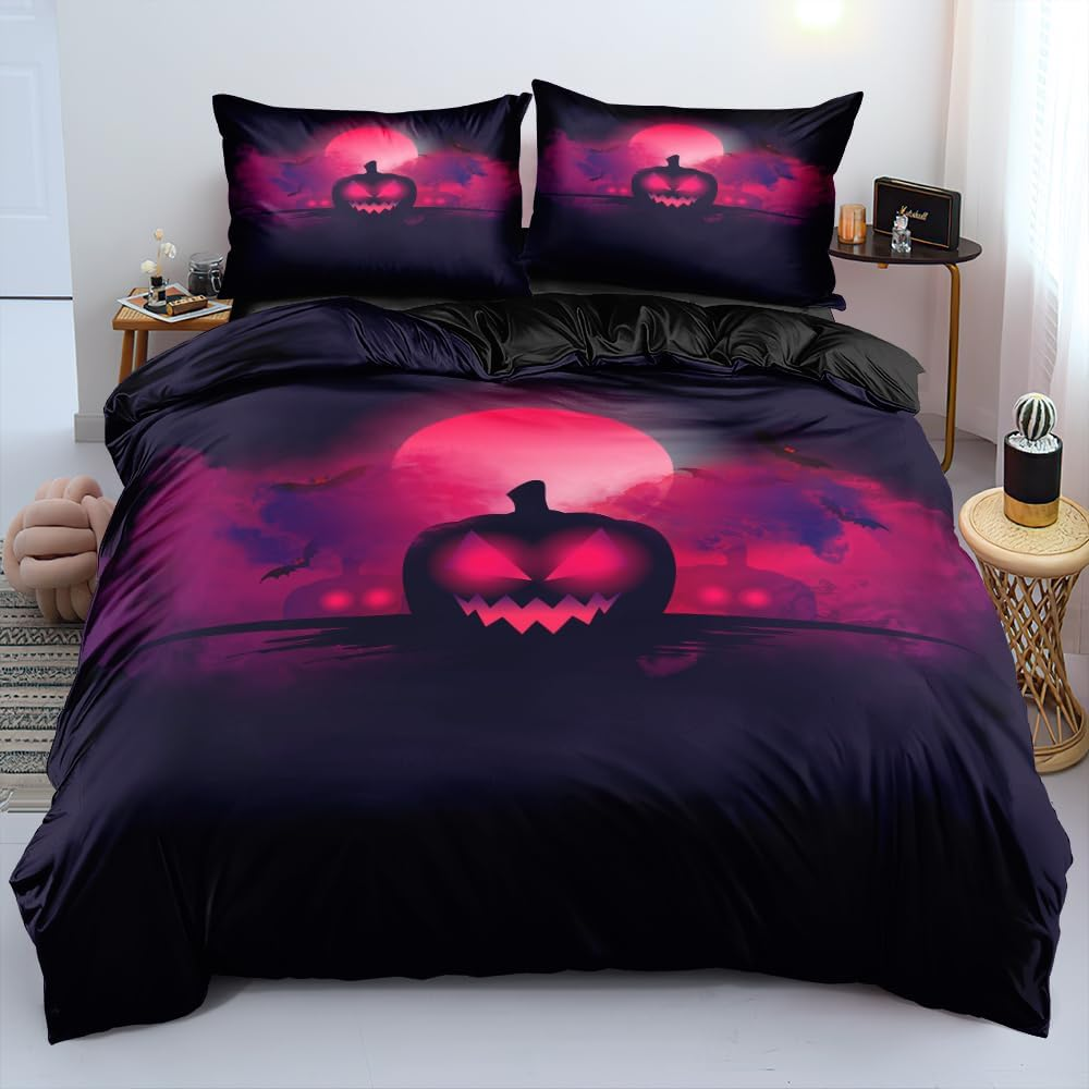 Holiyjog Mushroom Duvet Cover King Trippy Comforter Cover Aesthetic Bedding Set Colorful Bed Set Spring Mushroom Bedroom Decor