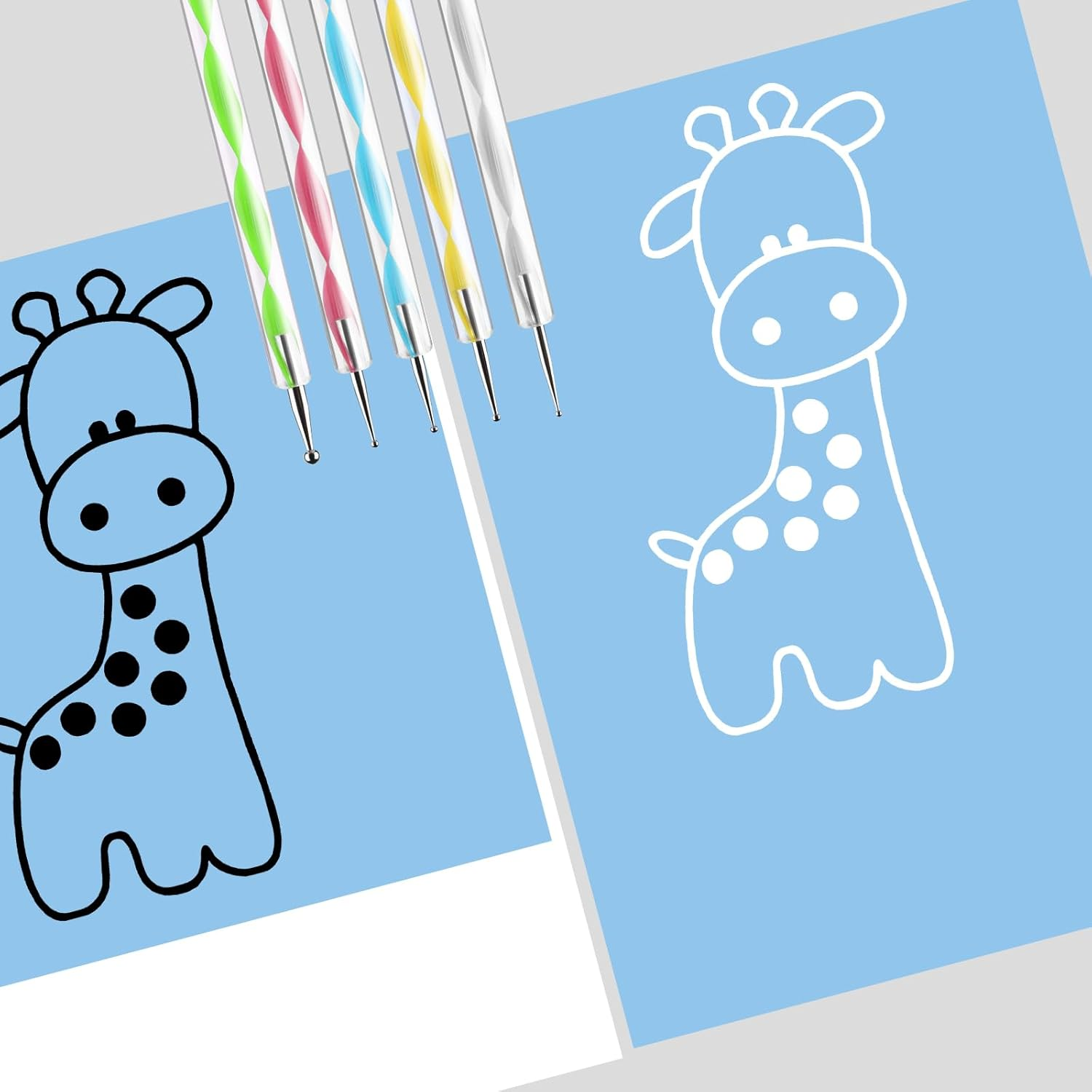 200 Sheets White Carbon Transfer Papergraphite Tracing Paper with Embossing Styluses for DIY Wood Paper Canvas and Other Art Craft Surfaces image number 3