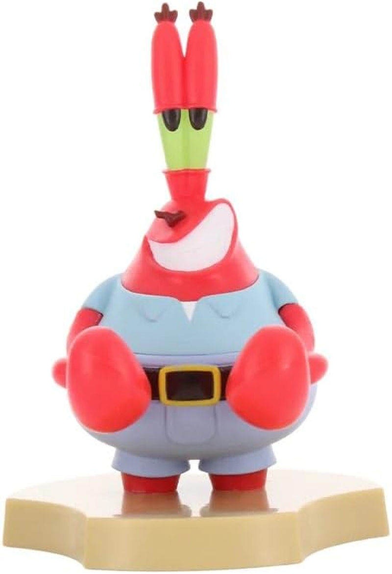 Mini Cable Guys - Spongebob: Mr Krabs Collectible Figurine Accessories & Tech Holder/Stand (Iphone, Samsung, Air Pods, Earbuds) image number 4