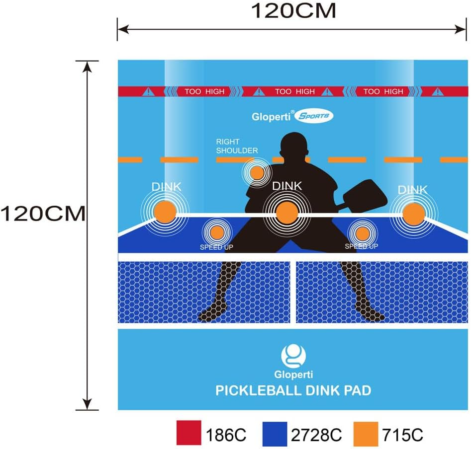 Gloperti Pickleball Training Dink Pad Master Practice Aid Soft Feeling Fabric Material for Indoor & Outdoor Use Precision & Game Improvement image number 2