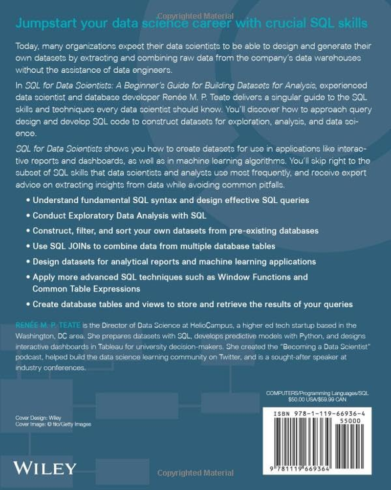 SQL for Data Scientists: a Beginner'S Guide for Building Datasets for Analysis image number 1
