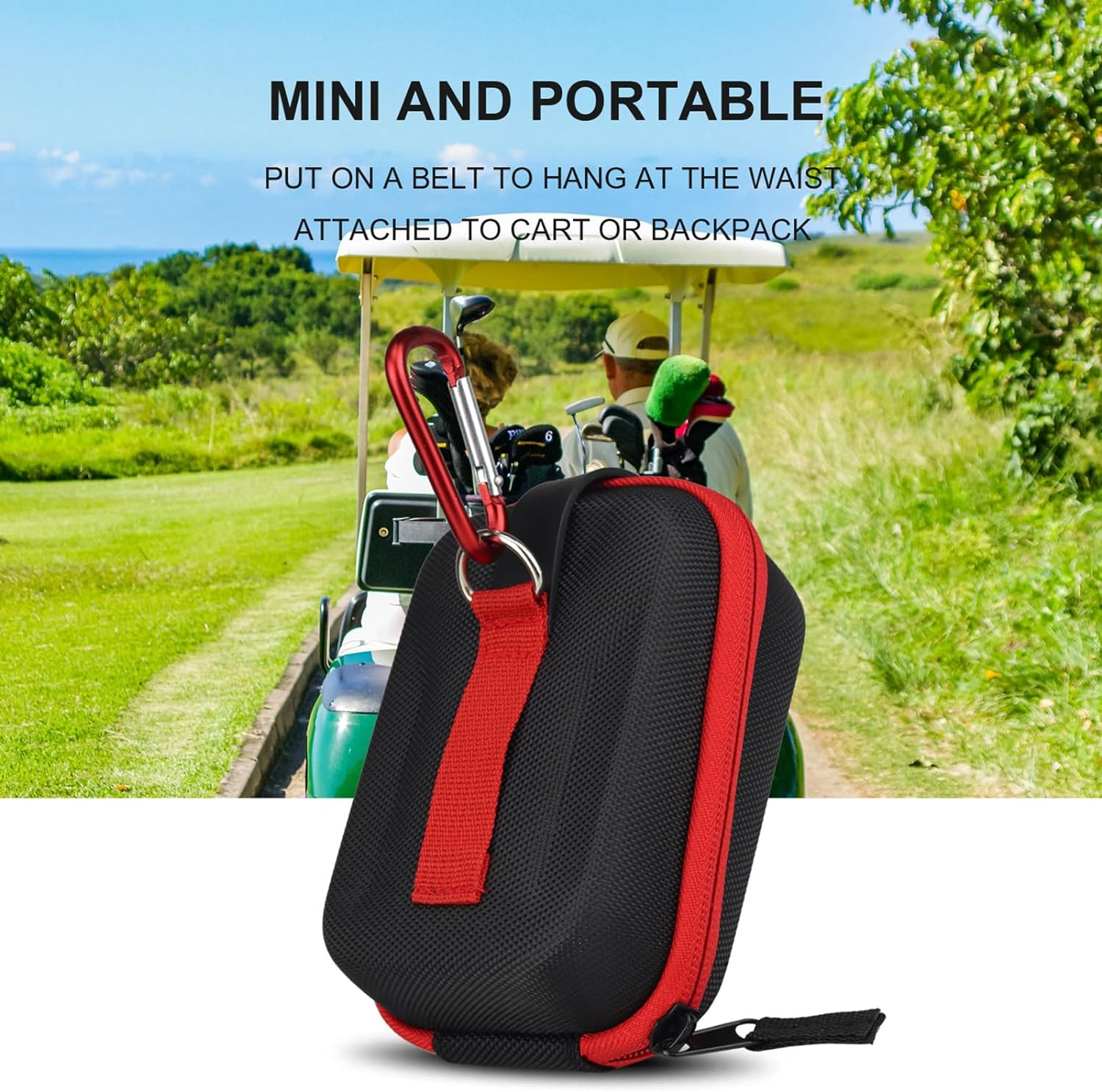 Golf Rangefinder Case EVA Hard Cover Range Finder Bag Outdoor Telescope Rangefinder Storage Case image number 1