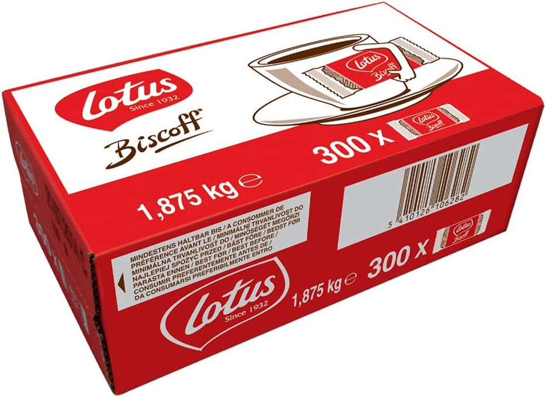 2 X 300 Lotus Original Caramelised Biscuits - 600 Biscuits image number 1