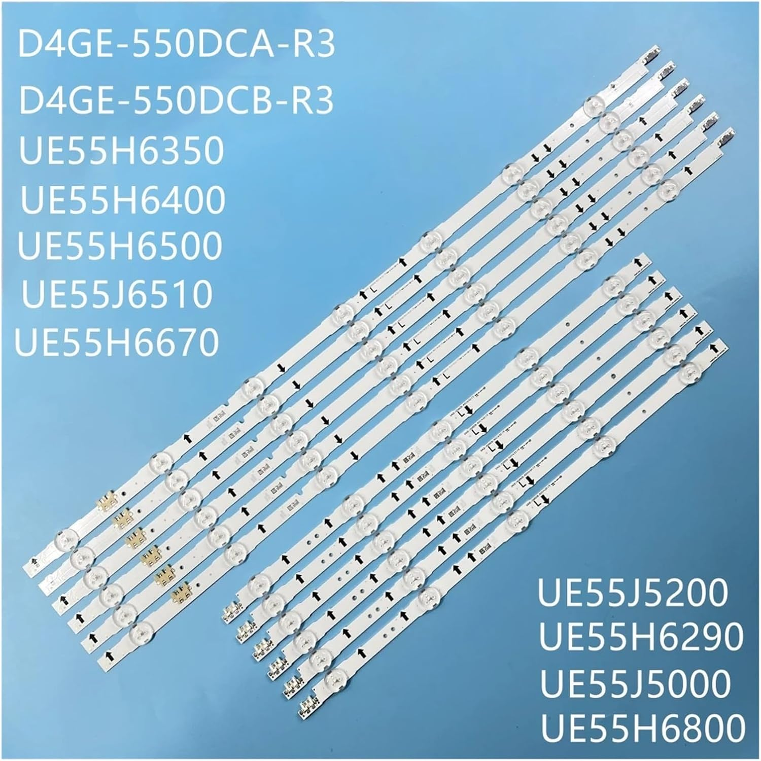 LED Backlight Strip for UE55J6500 UE55H6300 UE55H5500 UE55H6200 UE55H6400 UE55H6800 UE55J5000 BN96-30432A 30431A 30430A 30429A image number 4