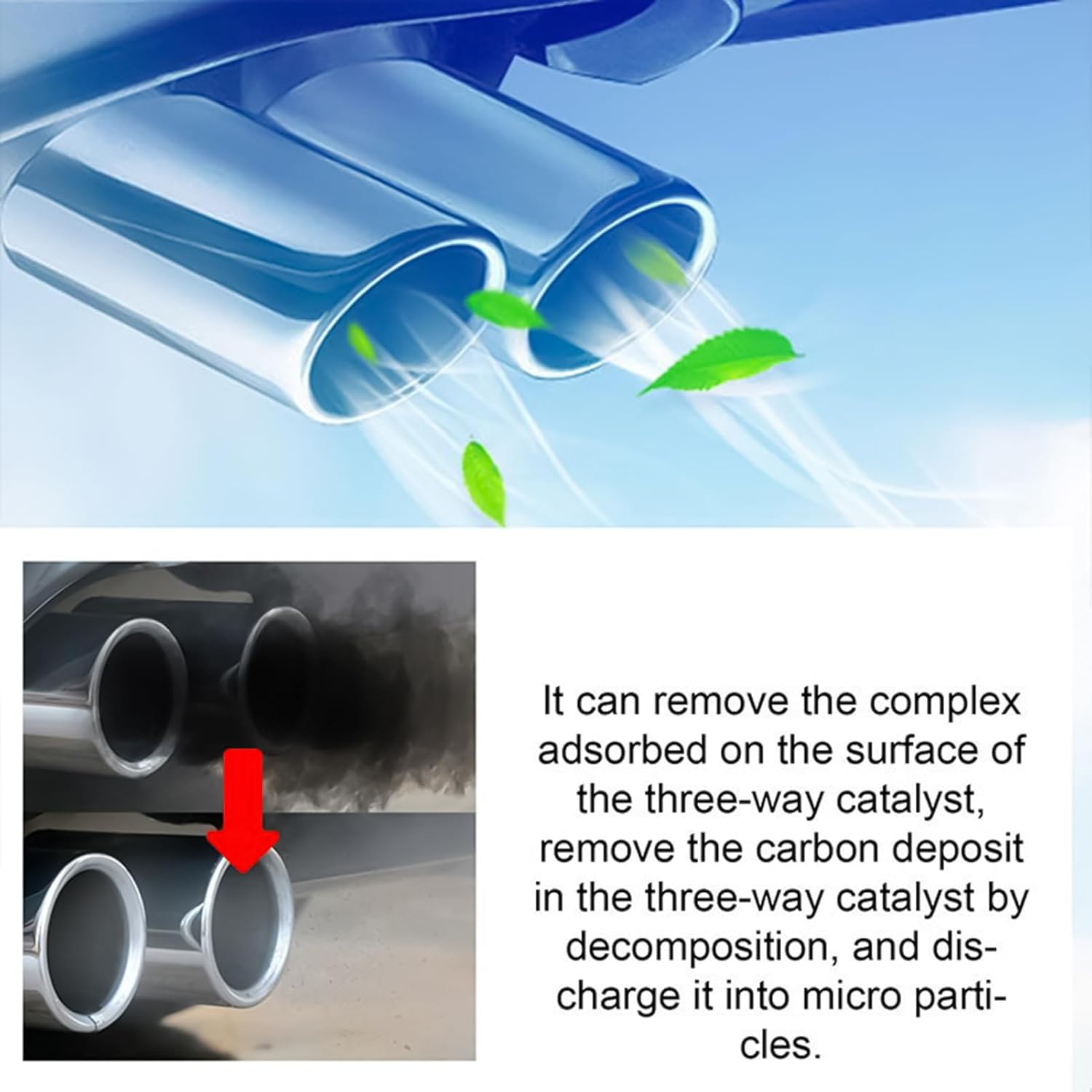 Catalytic Converter Cleaner - 120Ml Auto Part Carbon Remover,Catalytic Converter Cleaner for Car | for Trailer RV Automotive Sedan Pickup image number 3