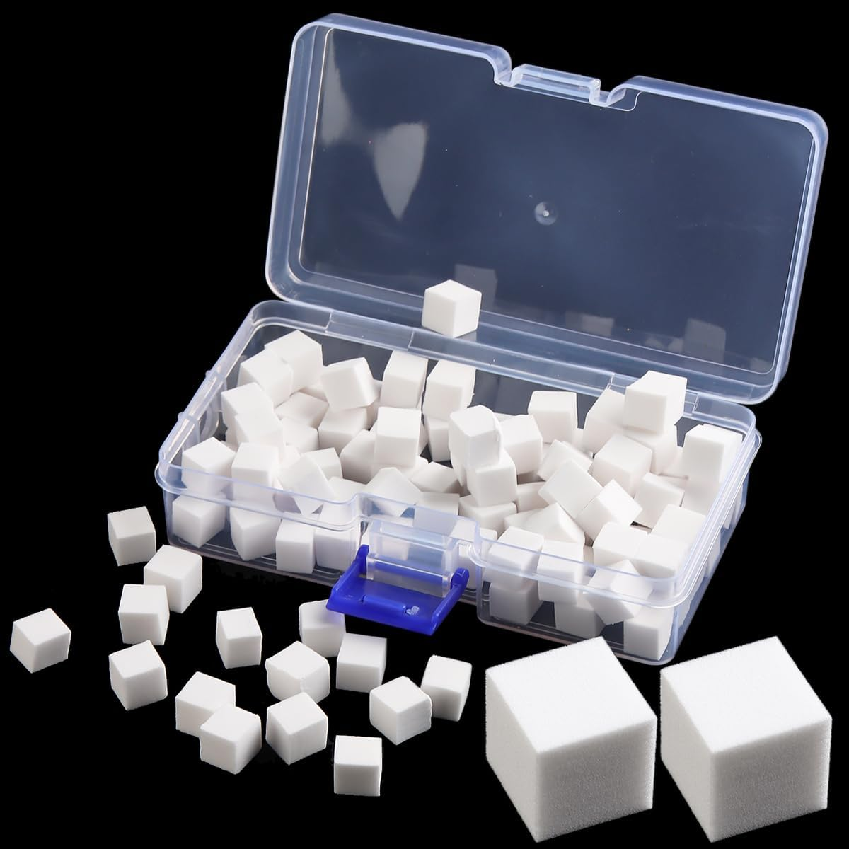 Fcozpjk 200Pcs Mini Soft Nail Art Sponges - Ombre, Aura, Gradient Nail Design Tools & Gel Polish Blending Sponge Applicator image number 4