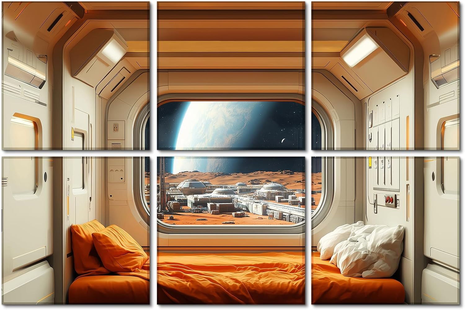 BUBOS 6 Pack Art Acoustic Panels Soundproof Wall Panel,23.6X23.6 Inches Large Sound Panel,Self-Adhesive Decorative Acoustical Wall Panels, Acoustic Treatment for Home（Clover Chronicles​​）