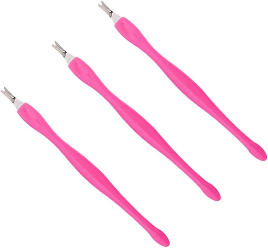 Cuticle Trimmer, 3 Pcs Cuticle Remover, Cuticle Pusher, Nail Cuticle Remover, Nail Art Tools, Nail Cleaner Tool image number 3