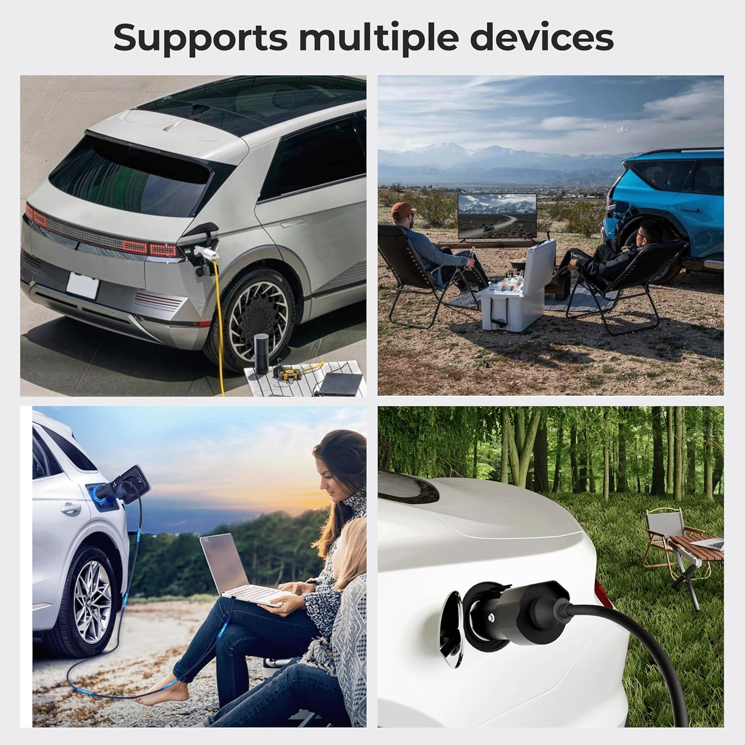 V2L Adapter Type 2 EV Charging Cable Connector for MG4/MG5/2021-2022 MG ZS, Vehicle to Load Adapter, EV Discharger to Charge Outdoors, 470&Omega; 15A image number 2