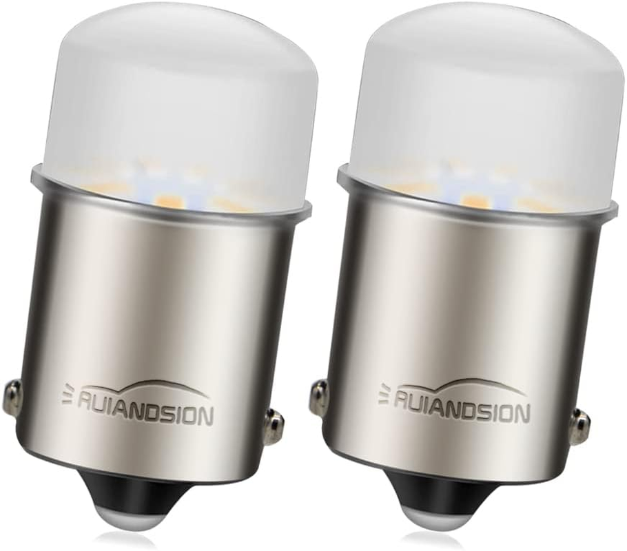 Ruiandsion 1157 BAY15D LED Bulb 12V 2057 2357 7528 Red 3014 9SMD LED Chipsets Replacement for Car RV Camper Brake Stop Parking Tail Lights (Pack of 2)